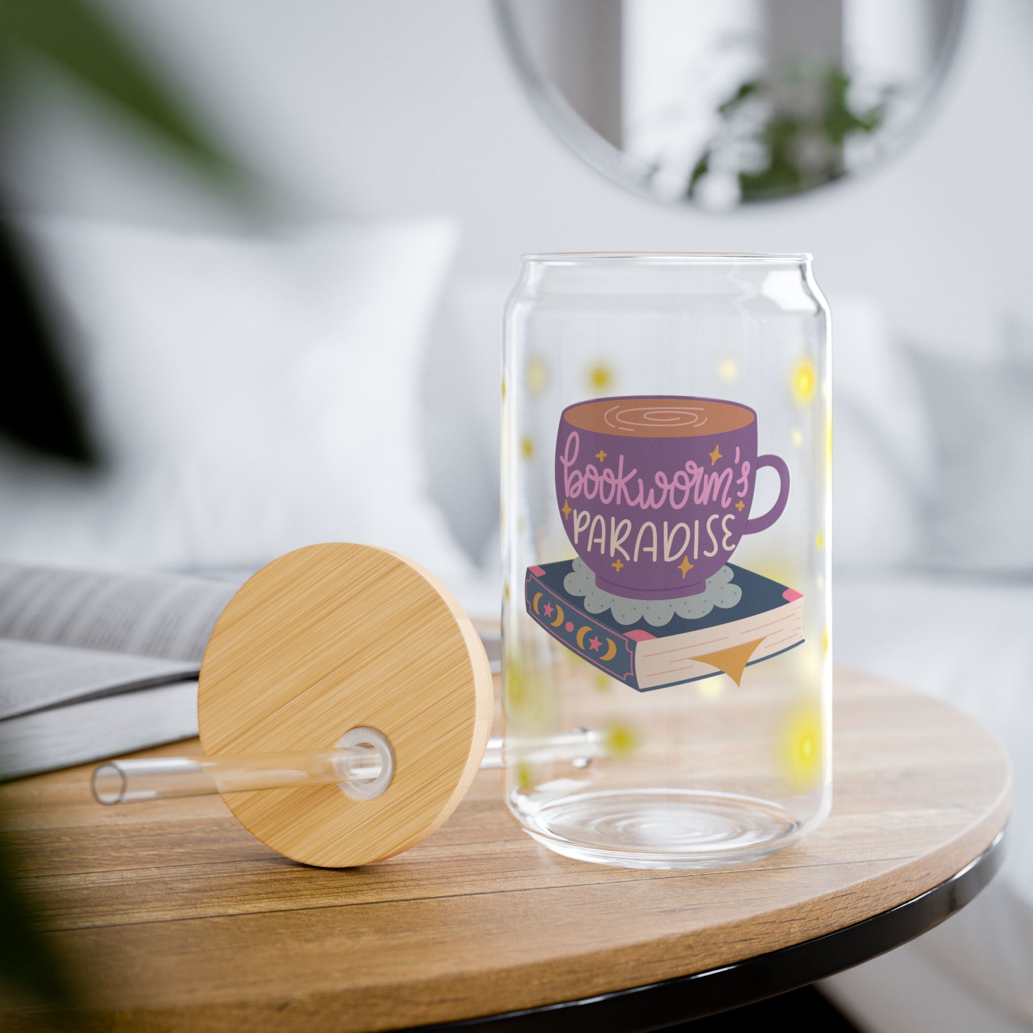 Bookworms Paradise Glass