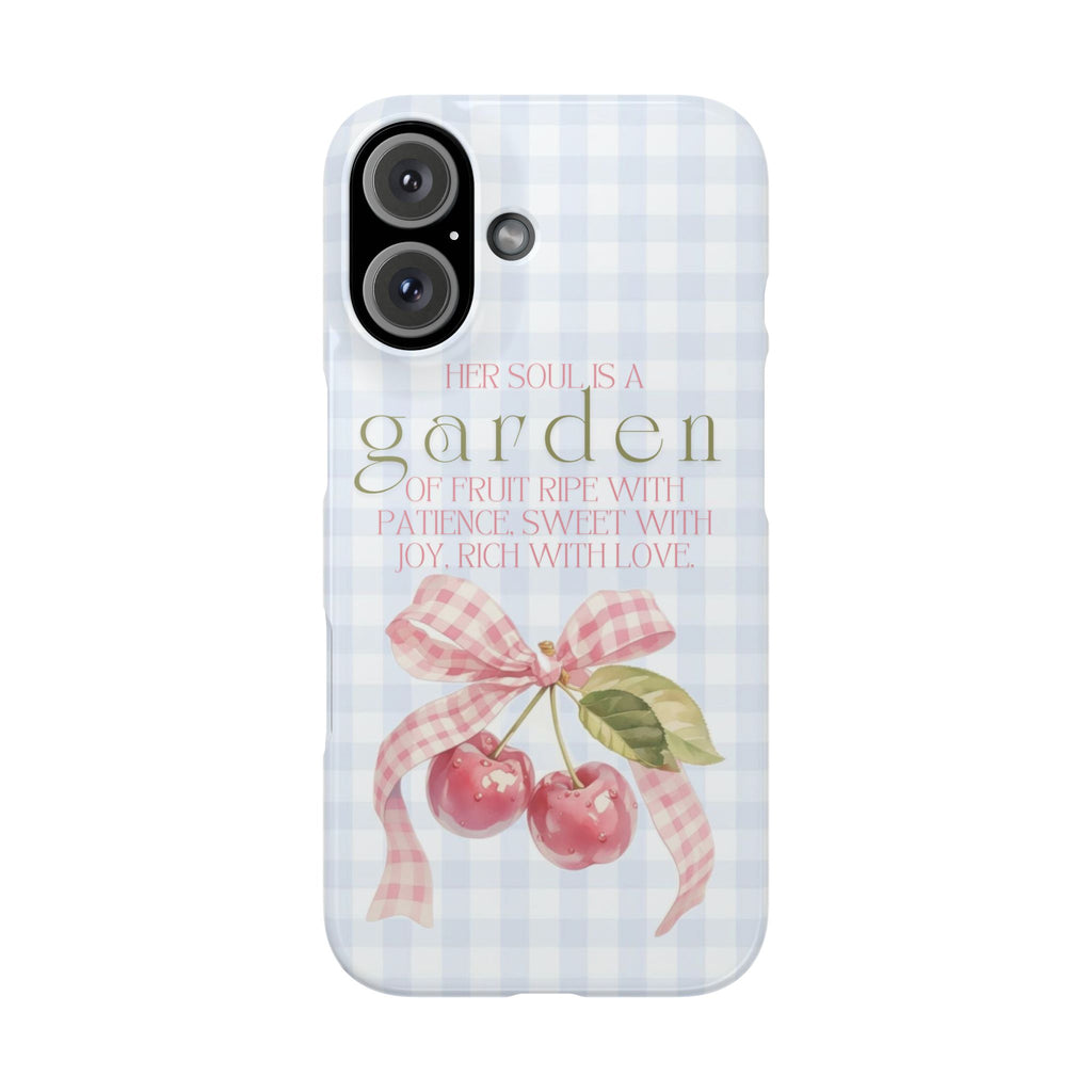 Her Soul Is A Garden iPhone Case