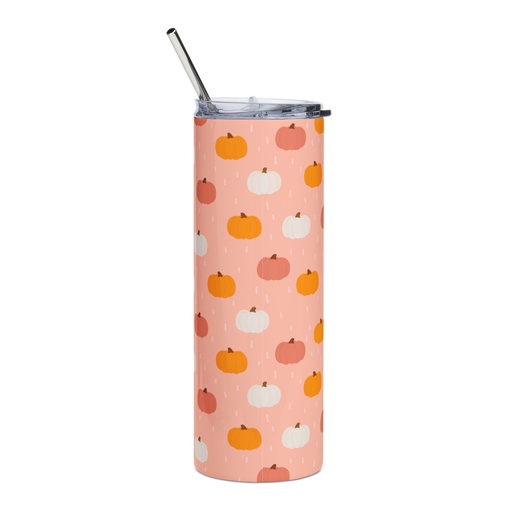 Pretty In Peach Pumpkin 20oz Tumbler