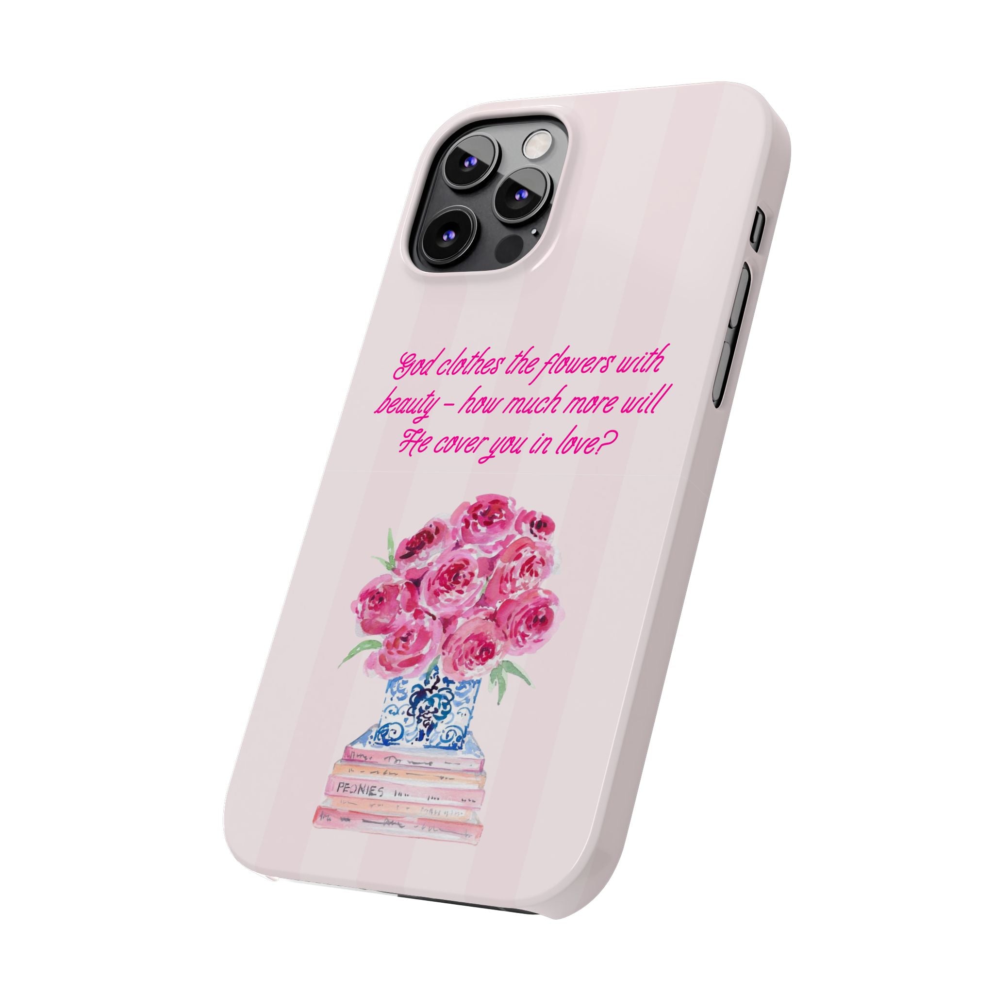 God Clothes The Flowers In Beauty Calling iPhone Case