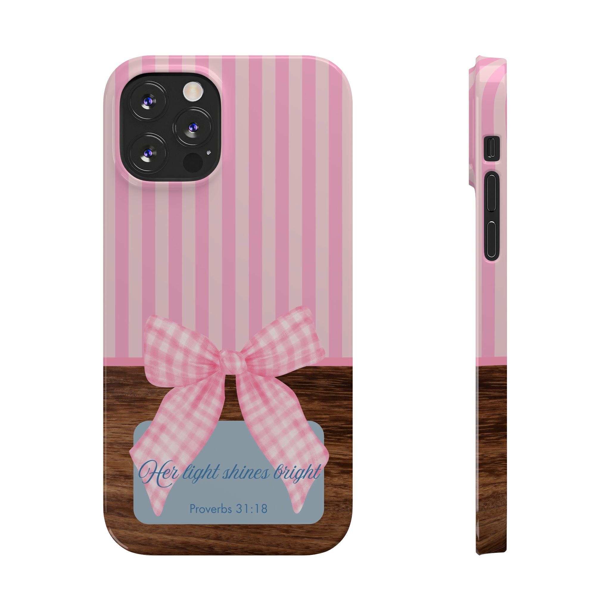 Her Light Shines Bright iPhone Case