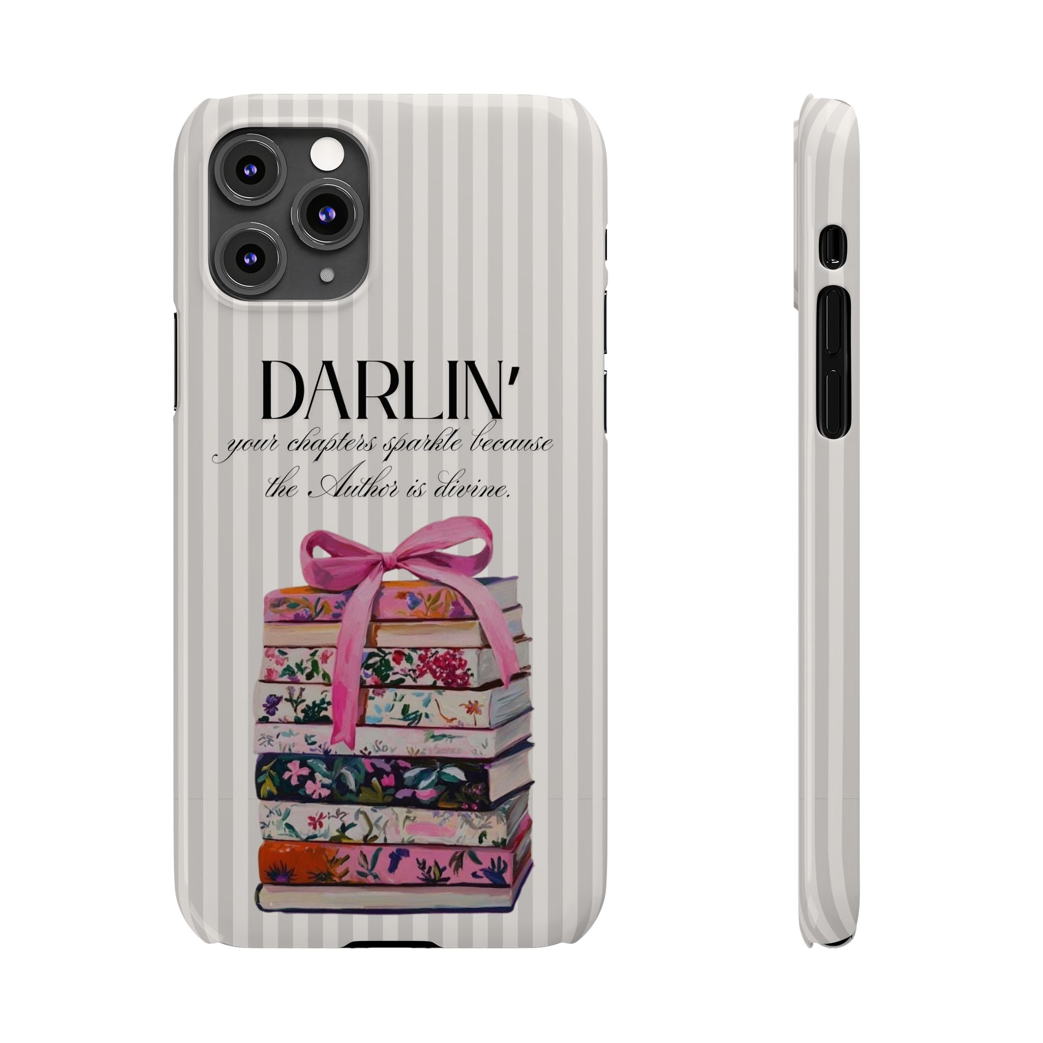 Darlin’ The Author Is Devine iPhone Case