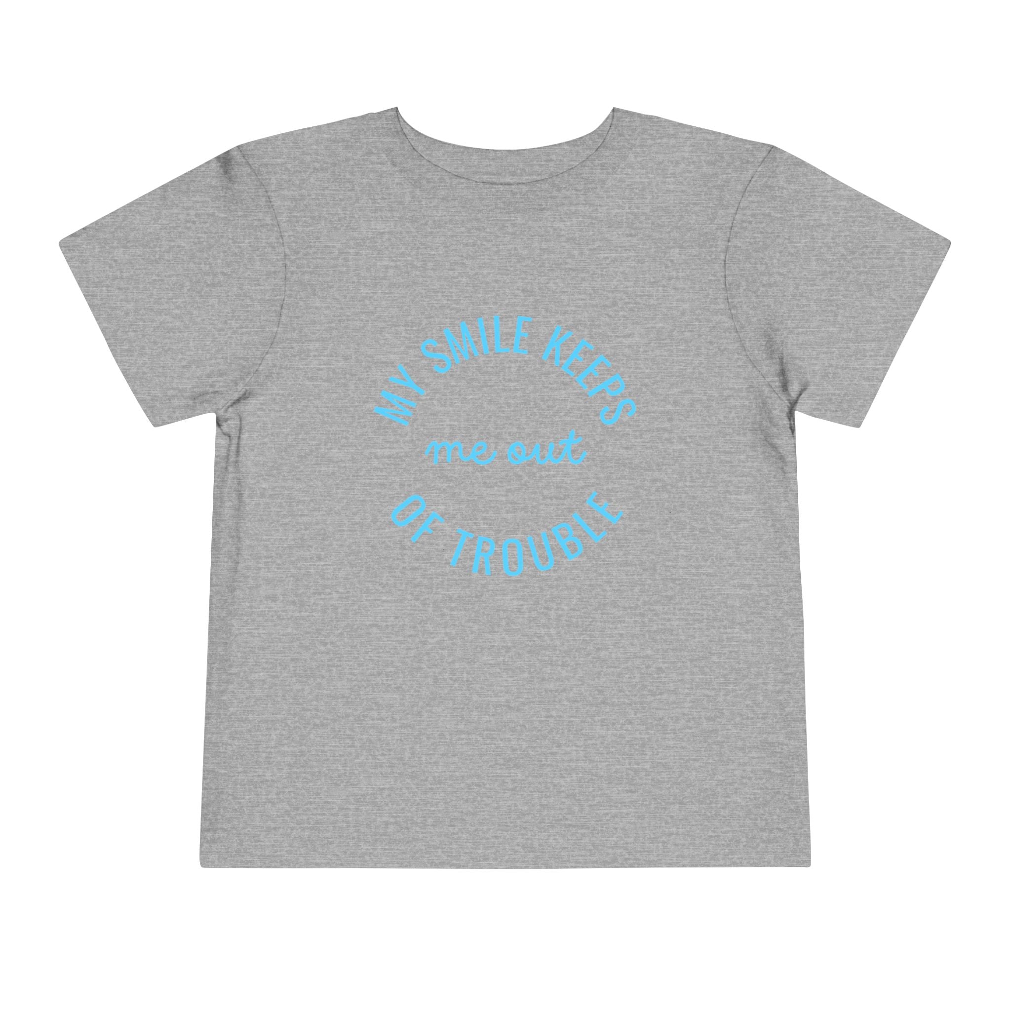 My Smile Keeps Me Out Of Trouble Toddler Tee