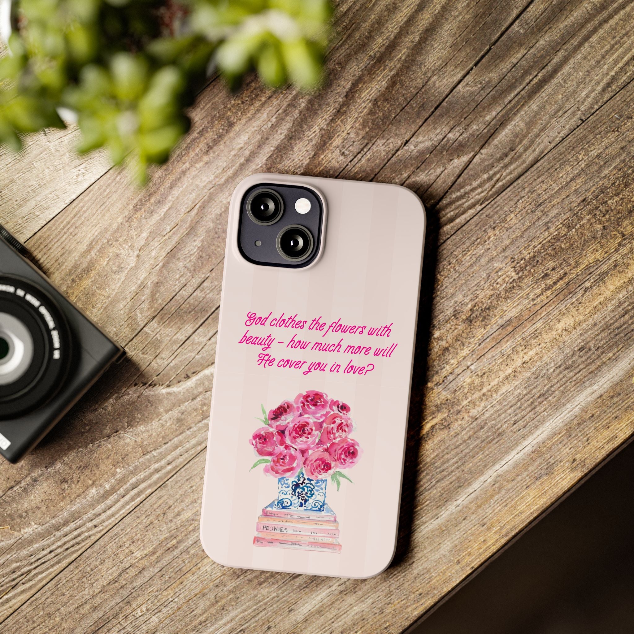 God Clothes The Flowers In Beauty Calling iPhone Case