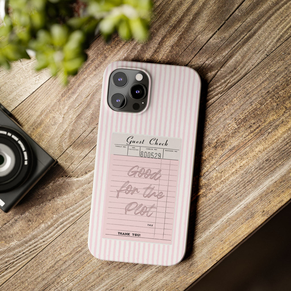Good For The Plot iPhone Case