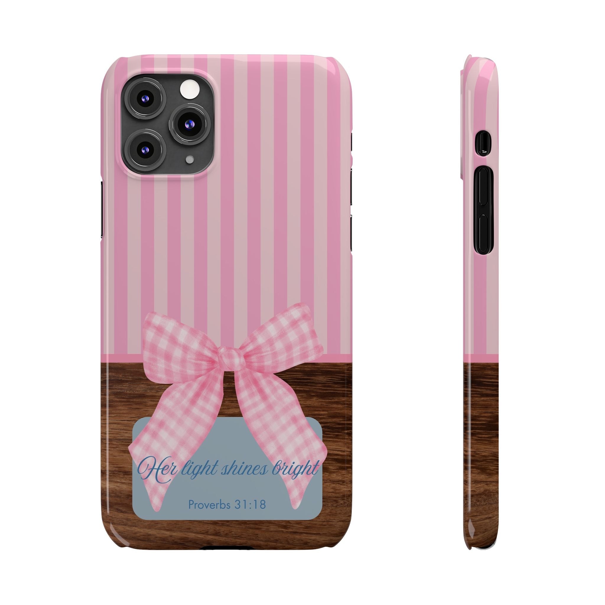 Her Light Shines Bright iPhone Case