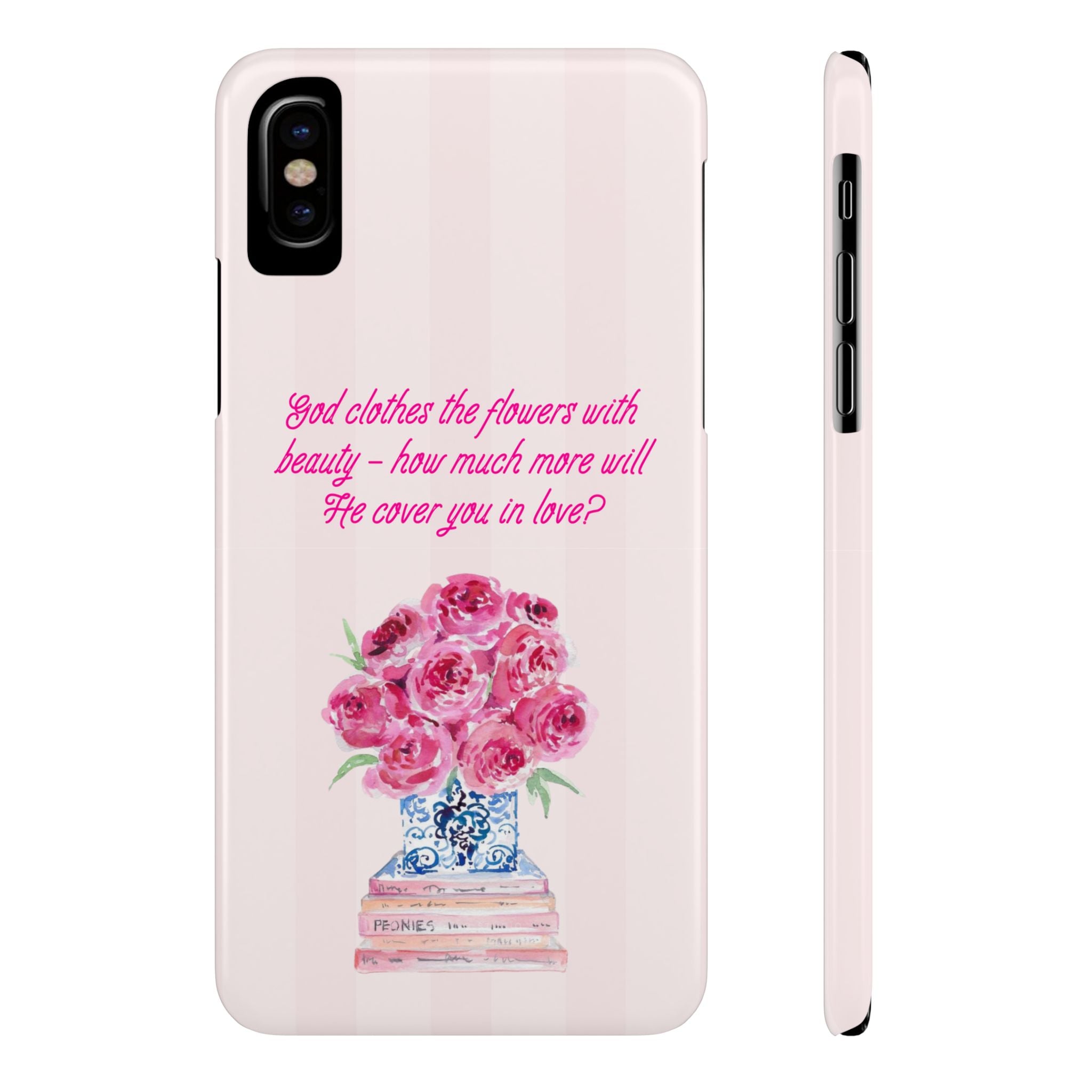 God Clothes The Flowers In Beauty Calling iPhone Case