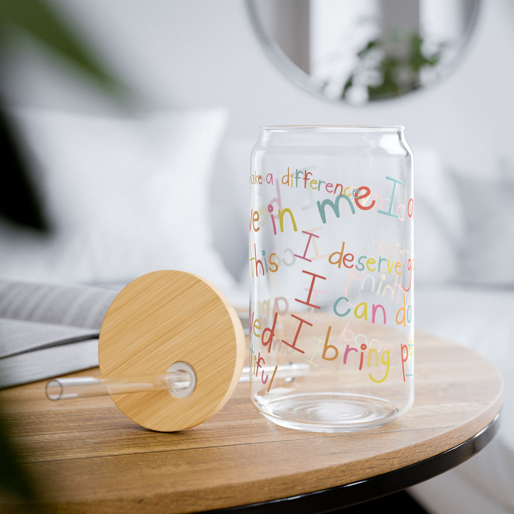 Power Of Positivity Glass