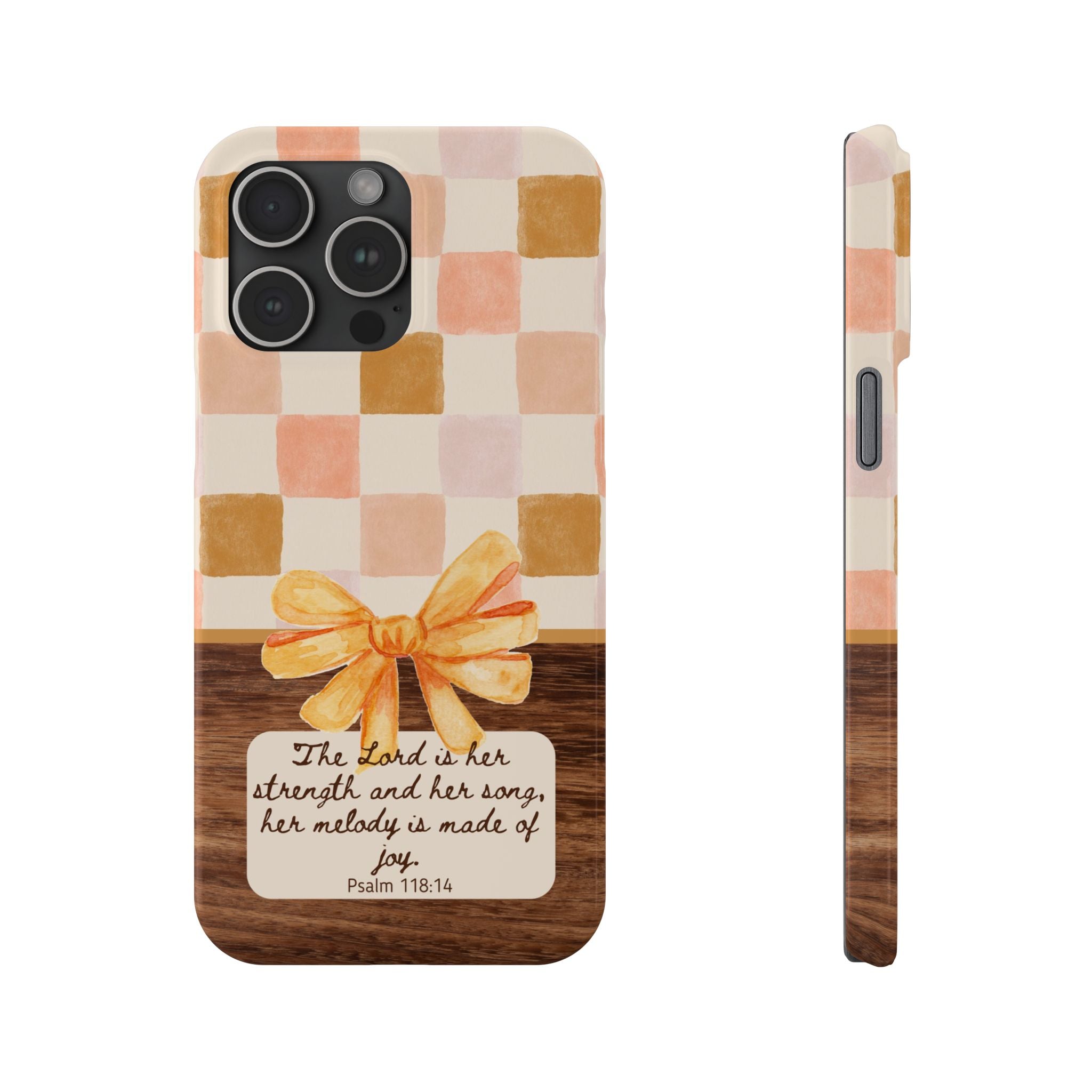 The Lord Is Her Strength iPhone Case
