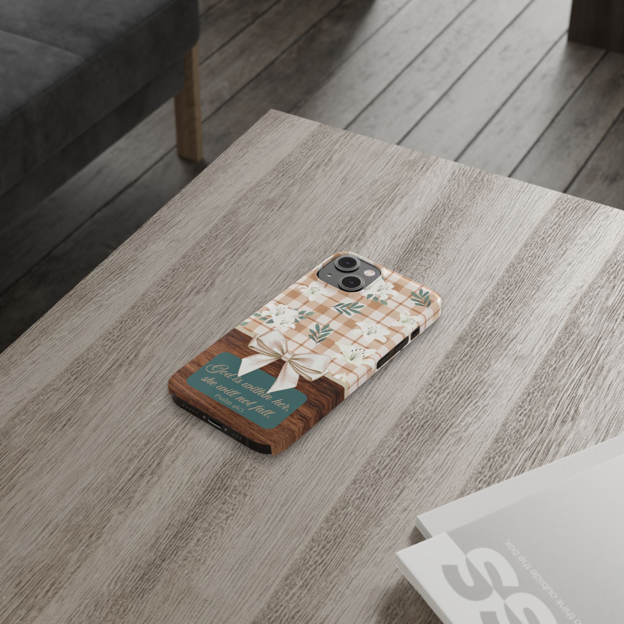 God Is Within Her She Will Not Fall iPhone Case