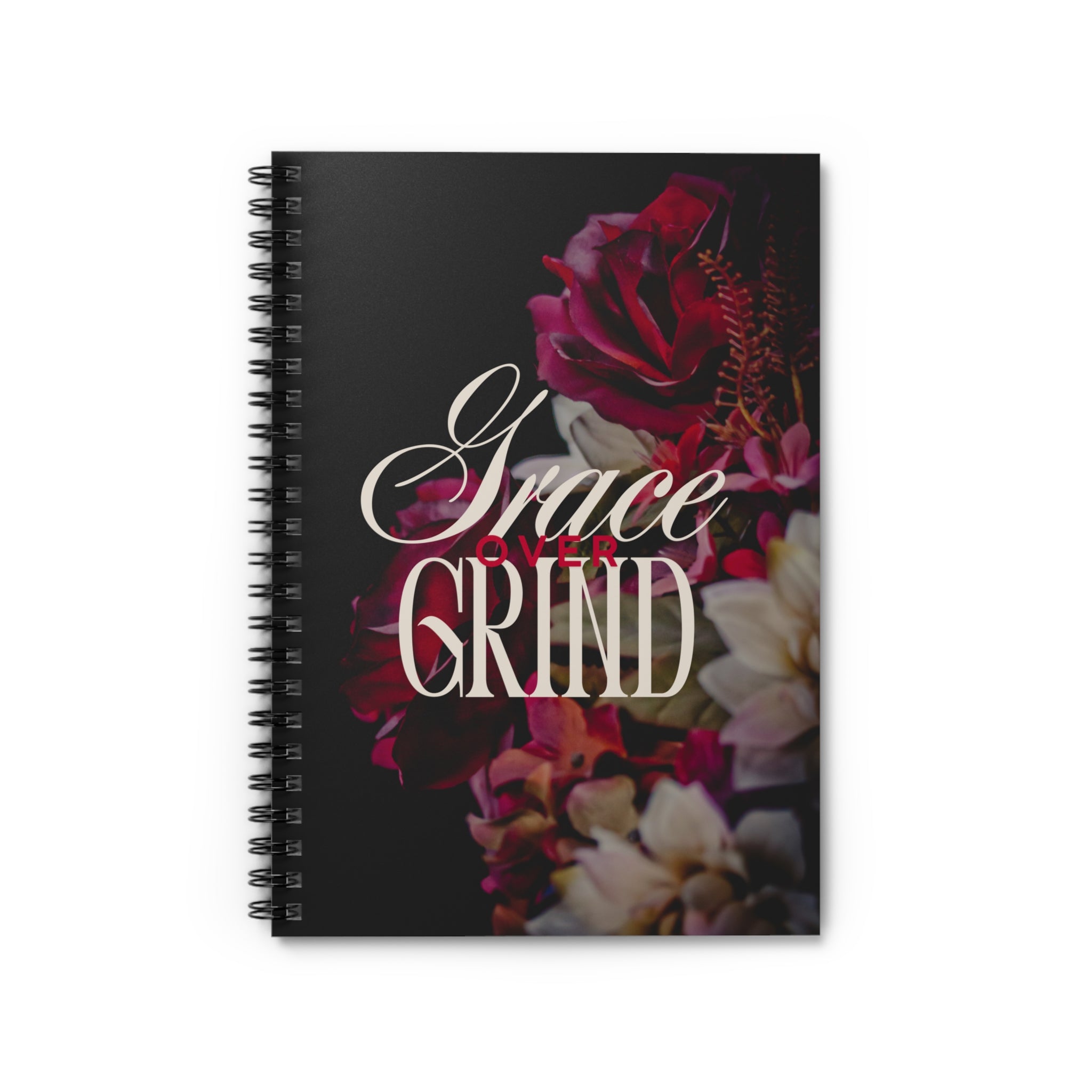 Grace Over Grind Spiral Notebook