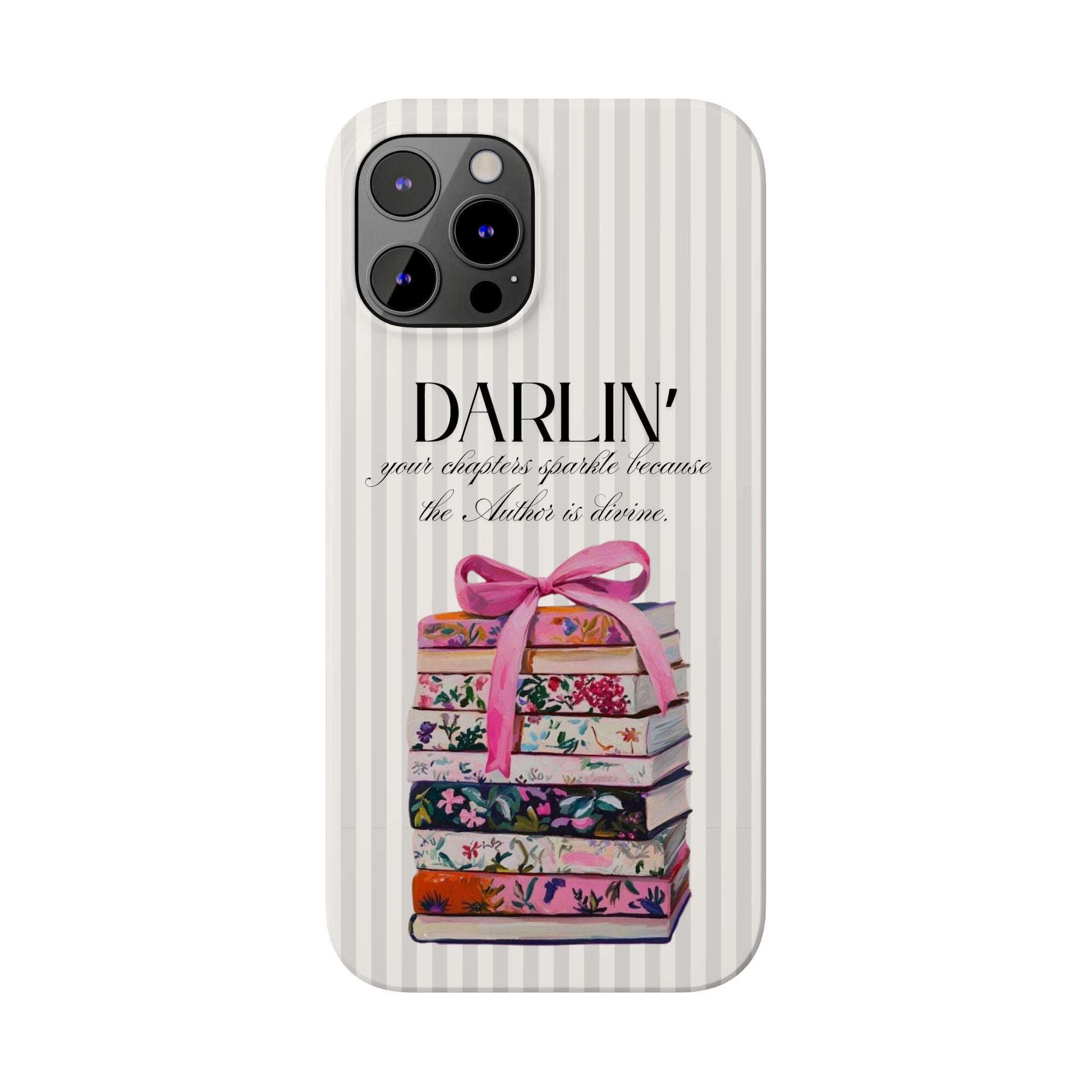 Darlin’ The Author Is Devine iPhone Case