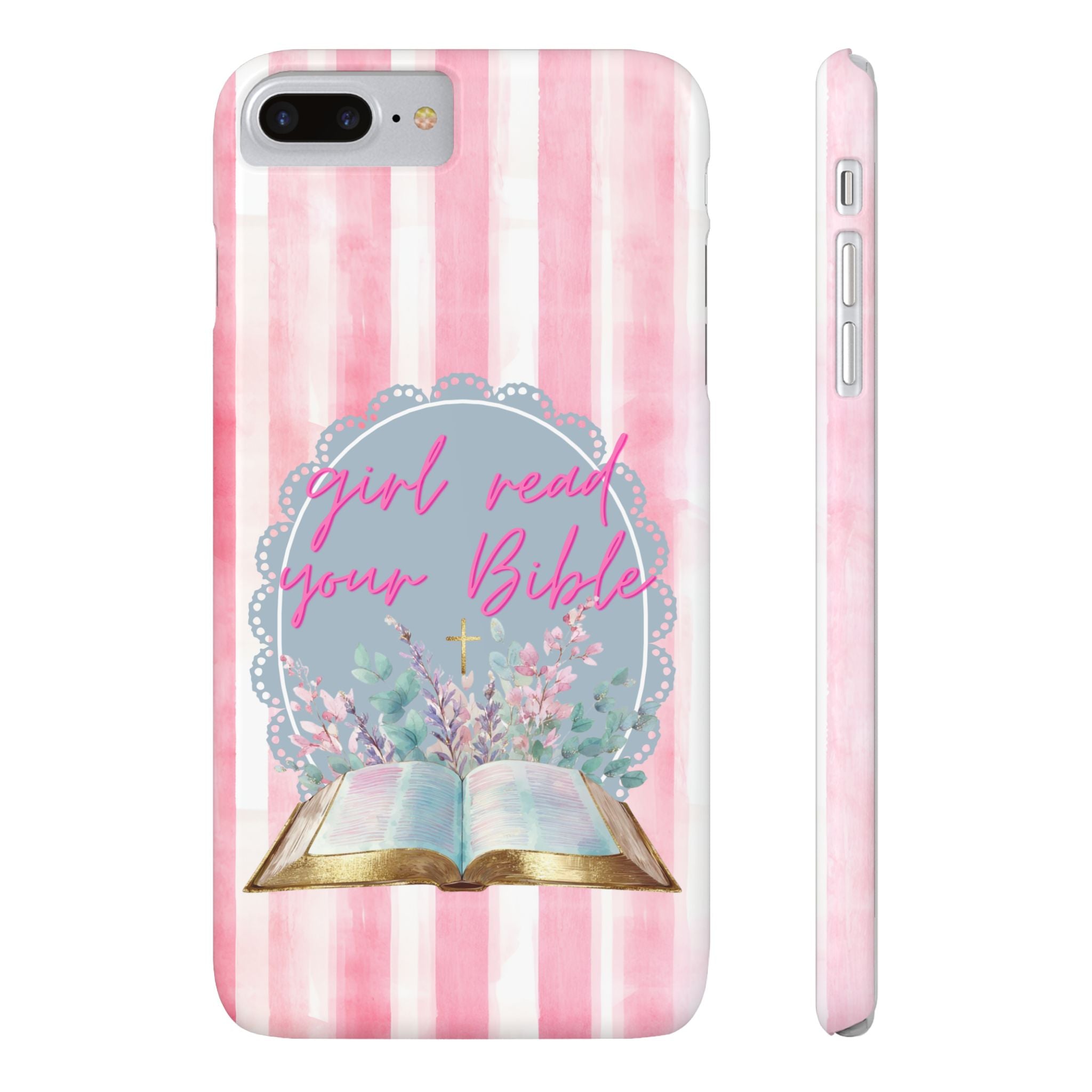Girl Read Your Bible iPhone Case