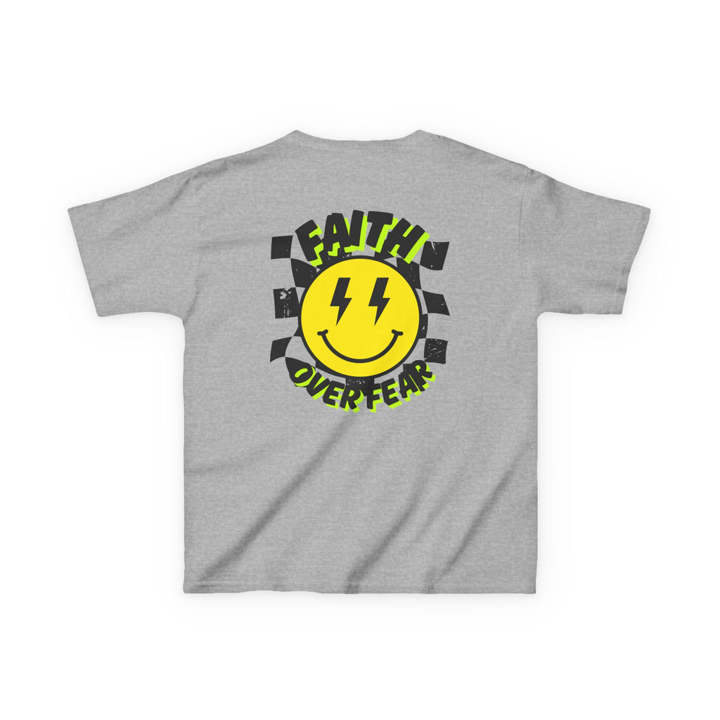 Faith Over Fear (front and back) Kids Tee
