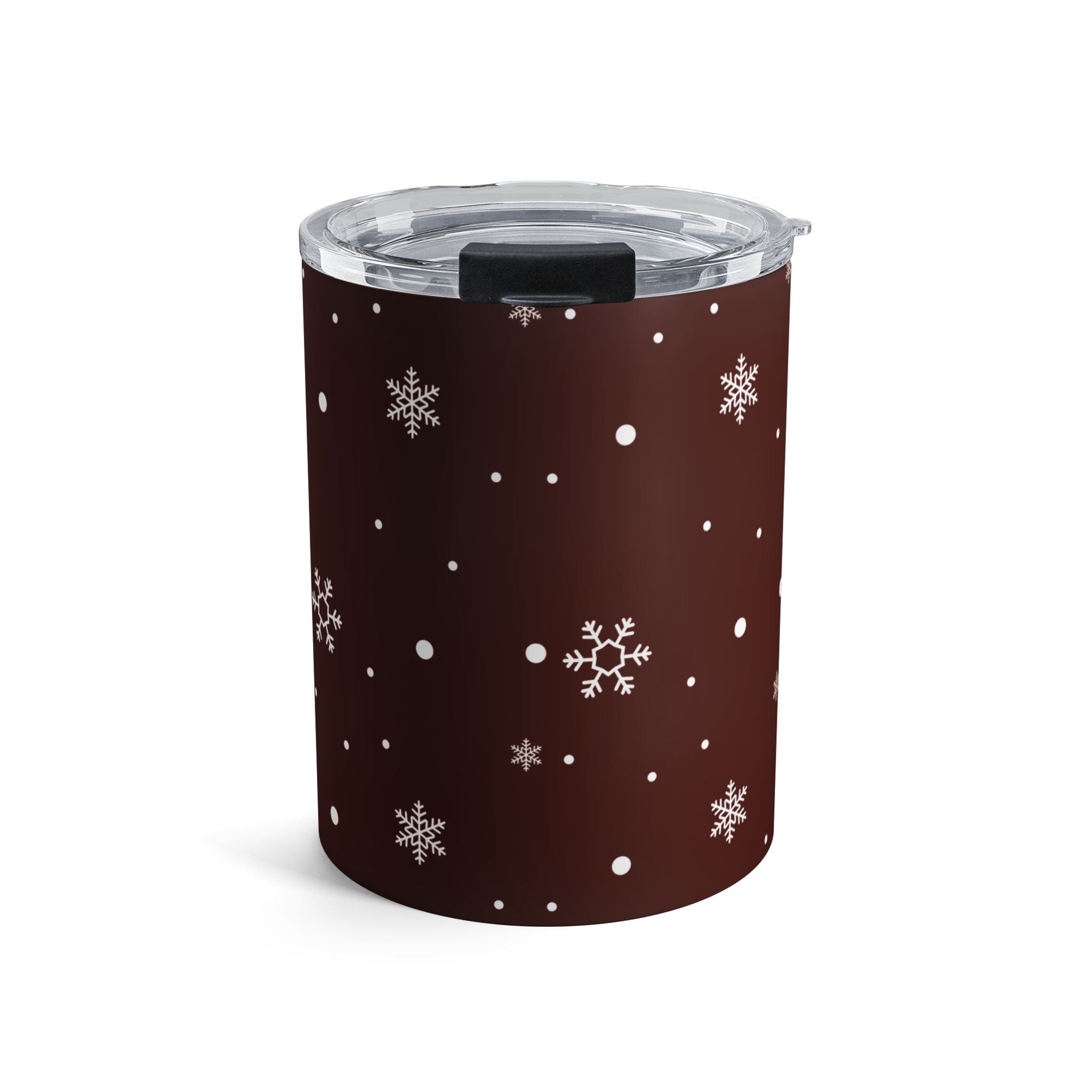 Maroon Snowflake Mini Tumbler