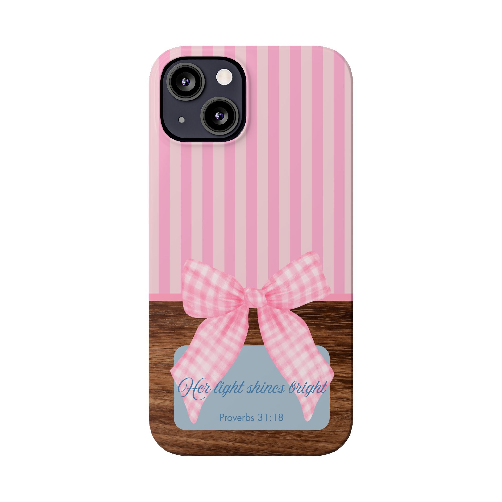 Her Light Shines Bright iPhone Case