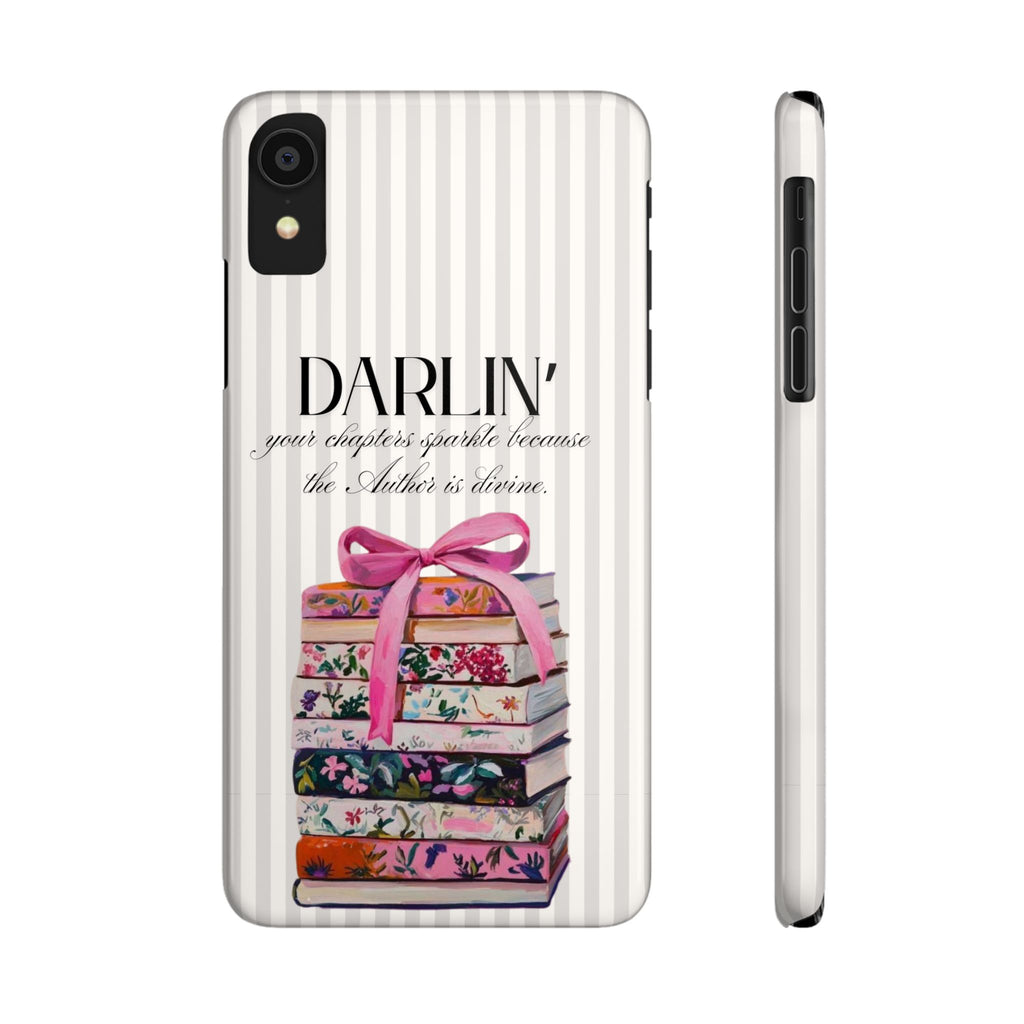 Darlin’ The Author Is Devine iPhone Case