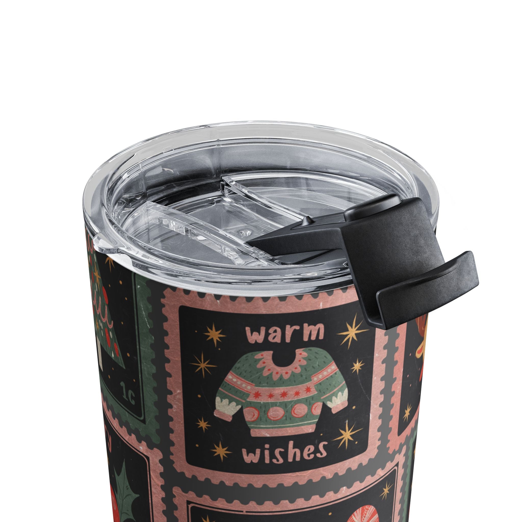Christmas Stamp Mini Tumbler