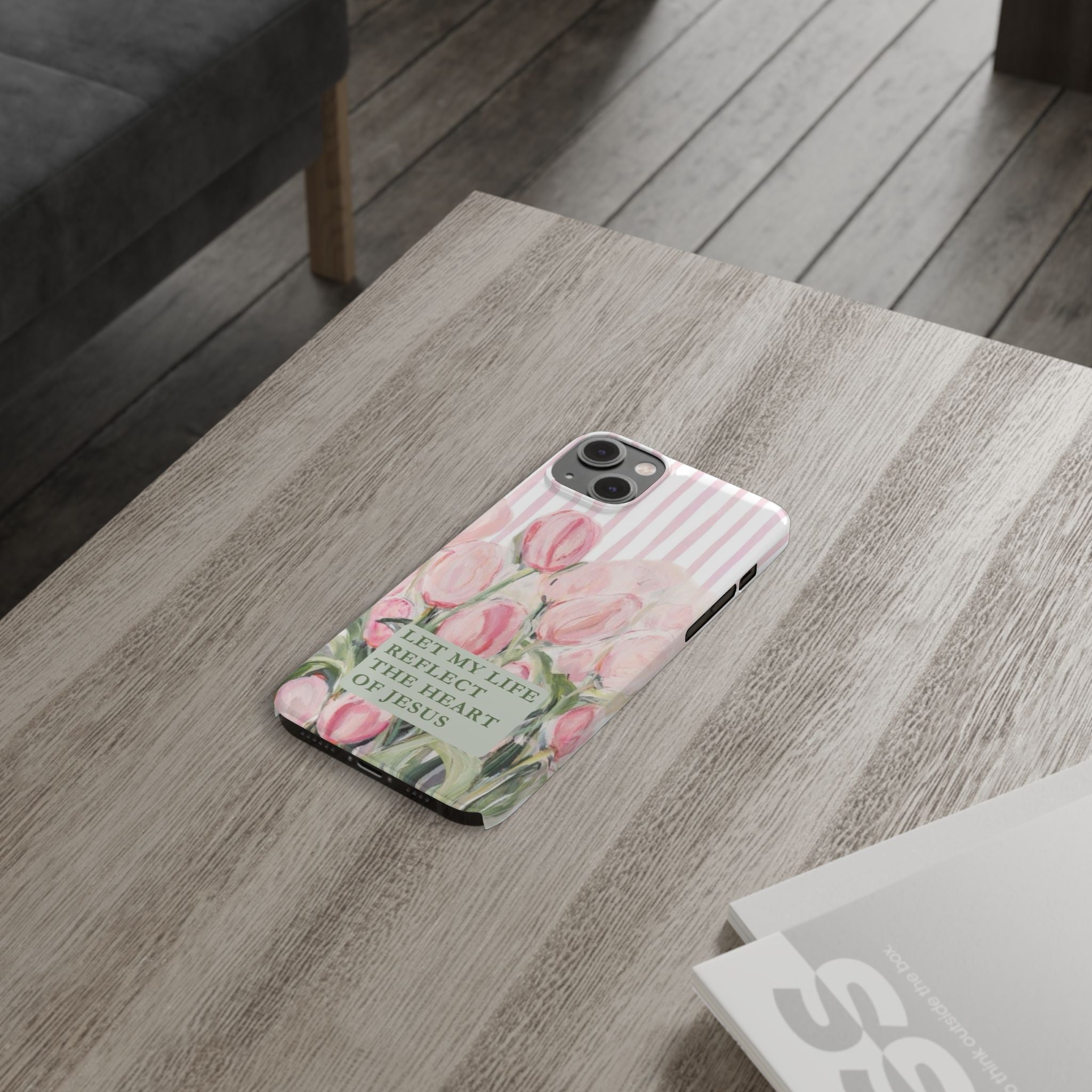 Let My Life Reflect The Heart Of Jesus iPhone Case