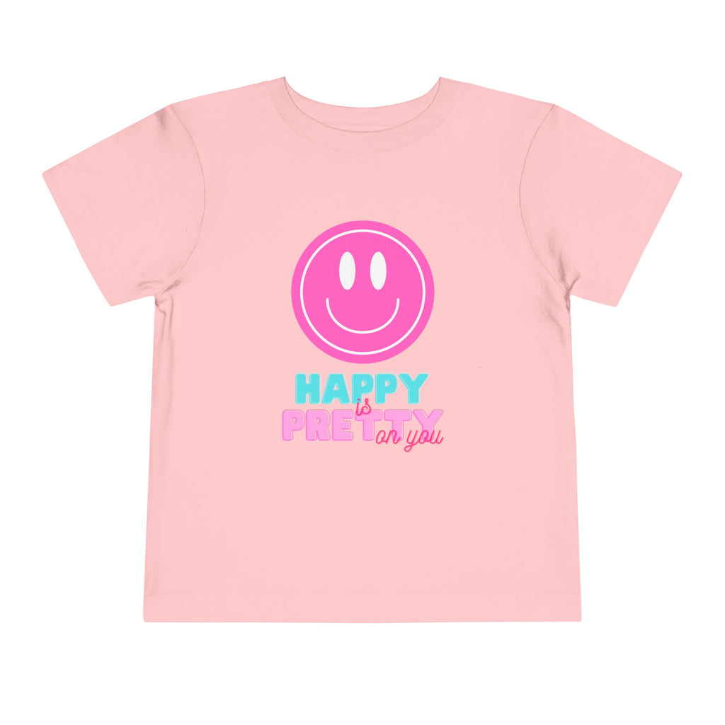 Happy Is Pretty On You Toddler Tee