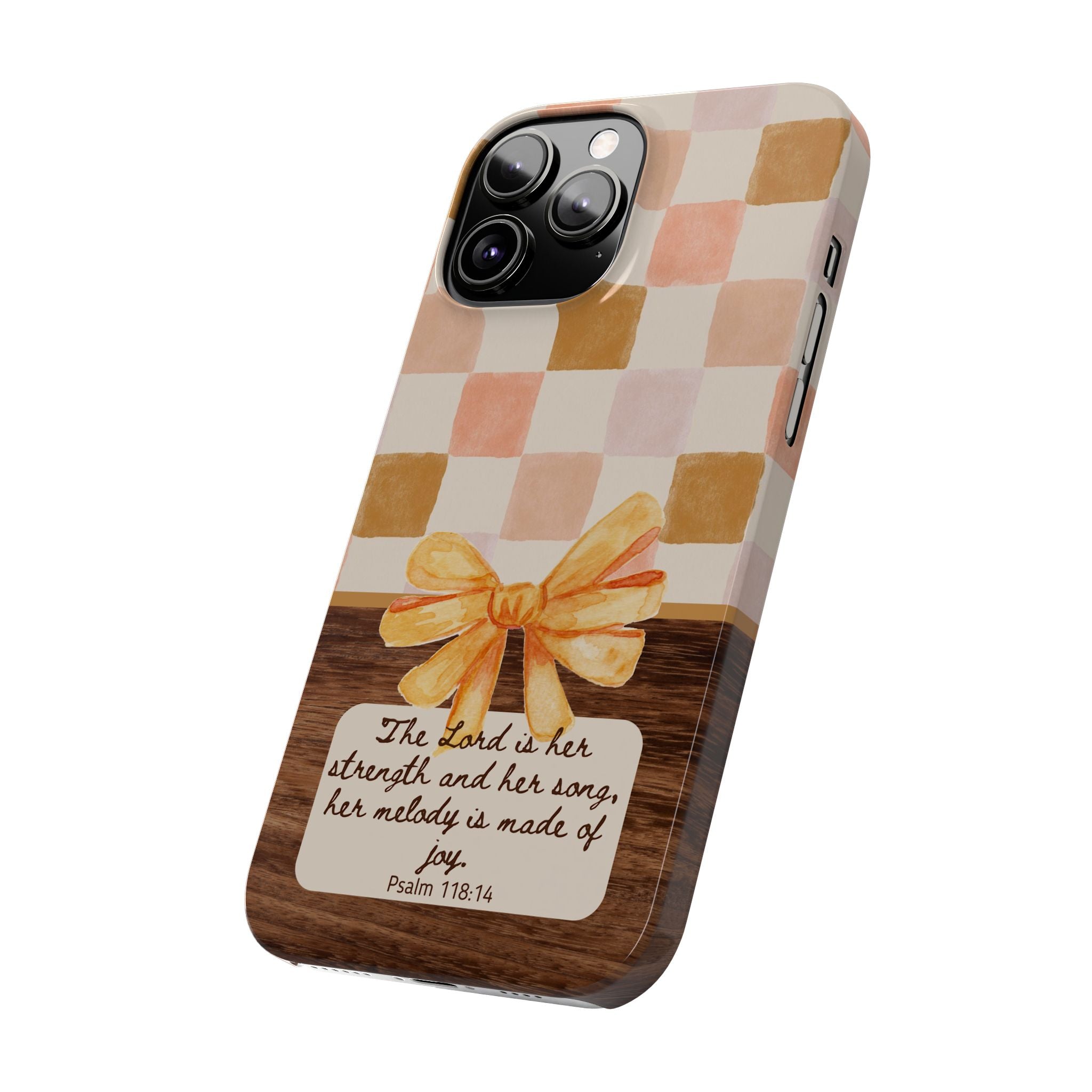 The Lord Is Her Strength iPhone Case