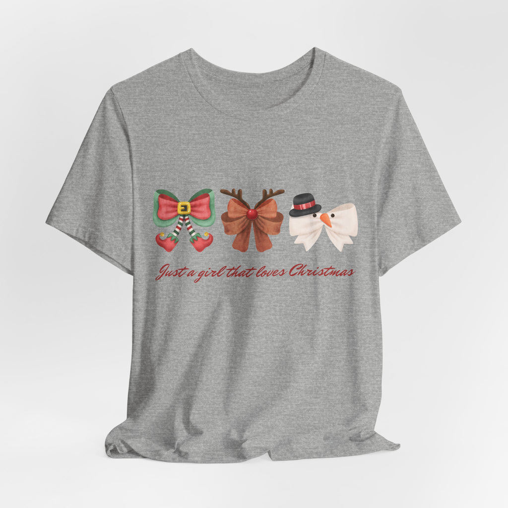 Just A Girl That Loves Christmas Tee