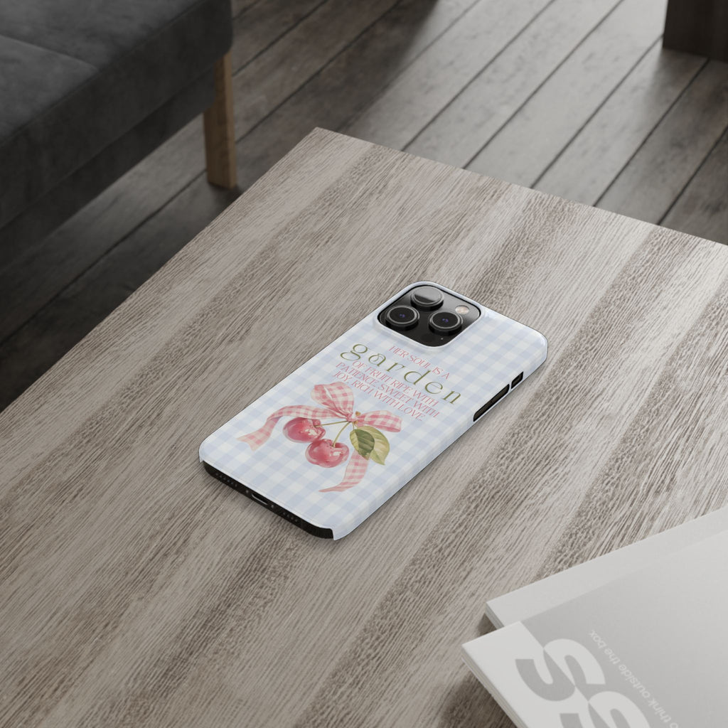 Her Soul Is A Garden iPhone Case