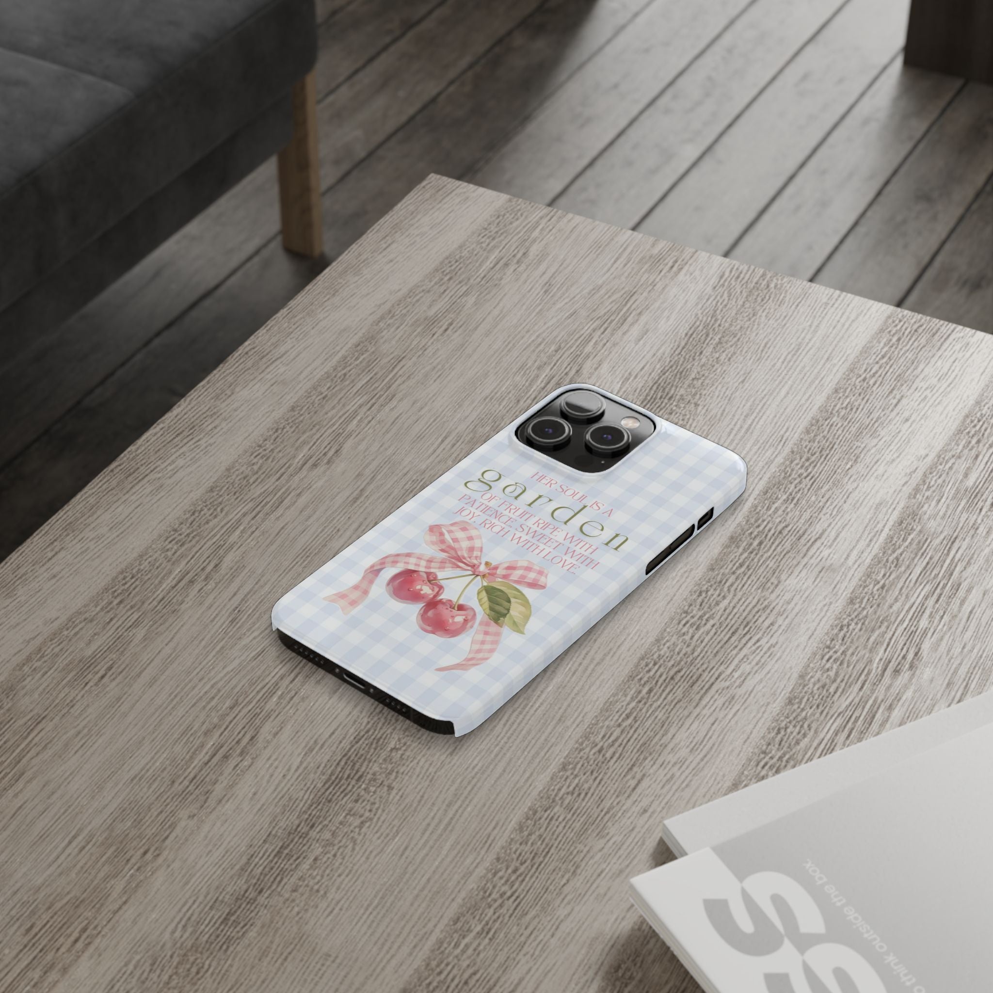 Her Soul Is A Garden iPhone Case