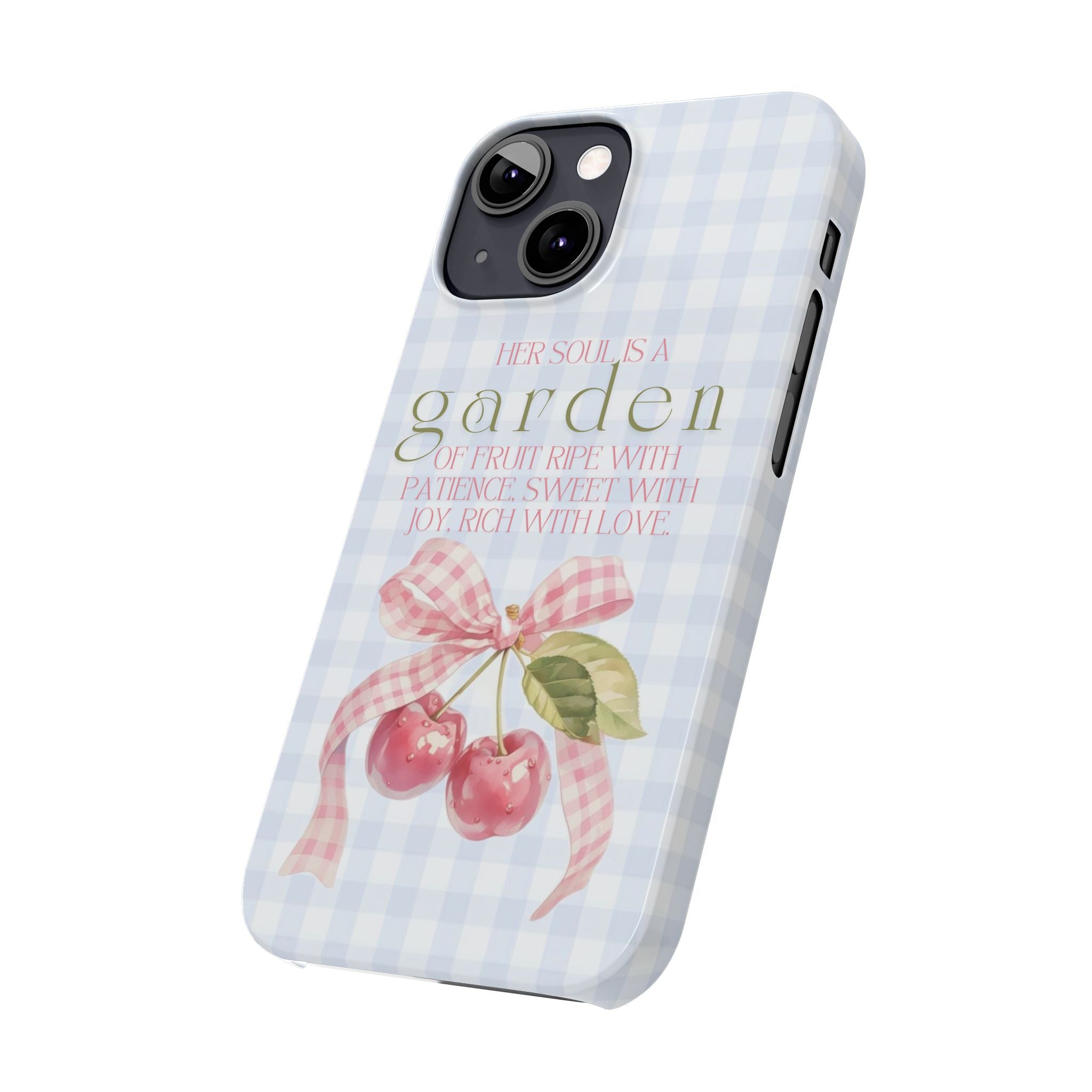 Her Soul Is A Garden iPhone Case