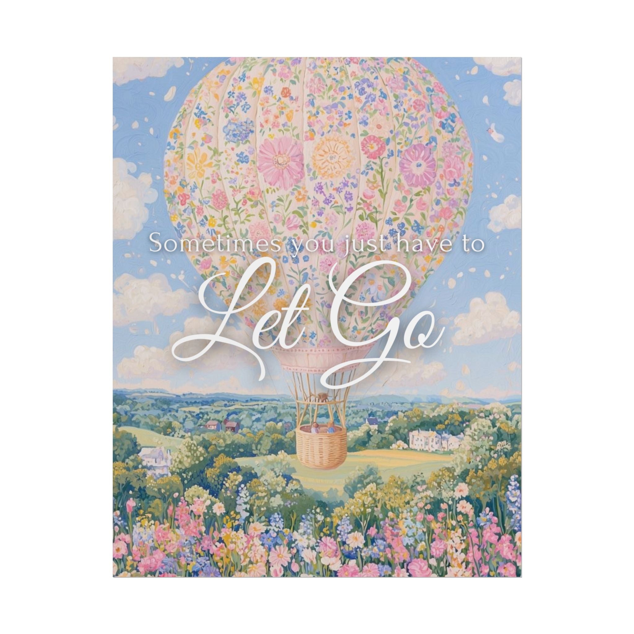 Let Go Unframed Poster