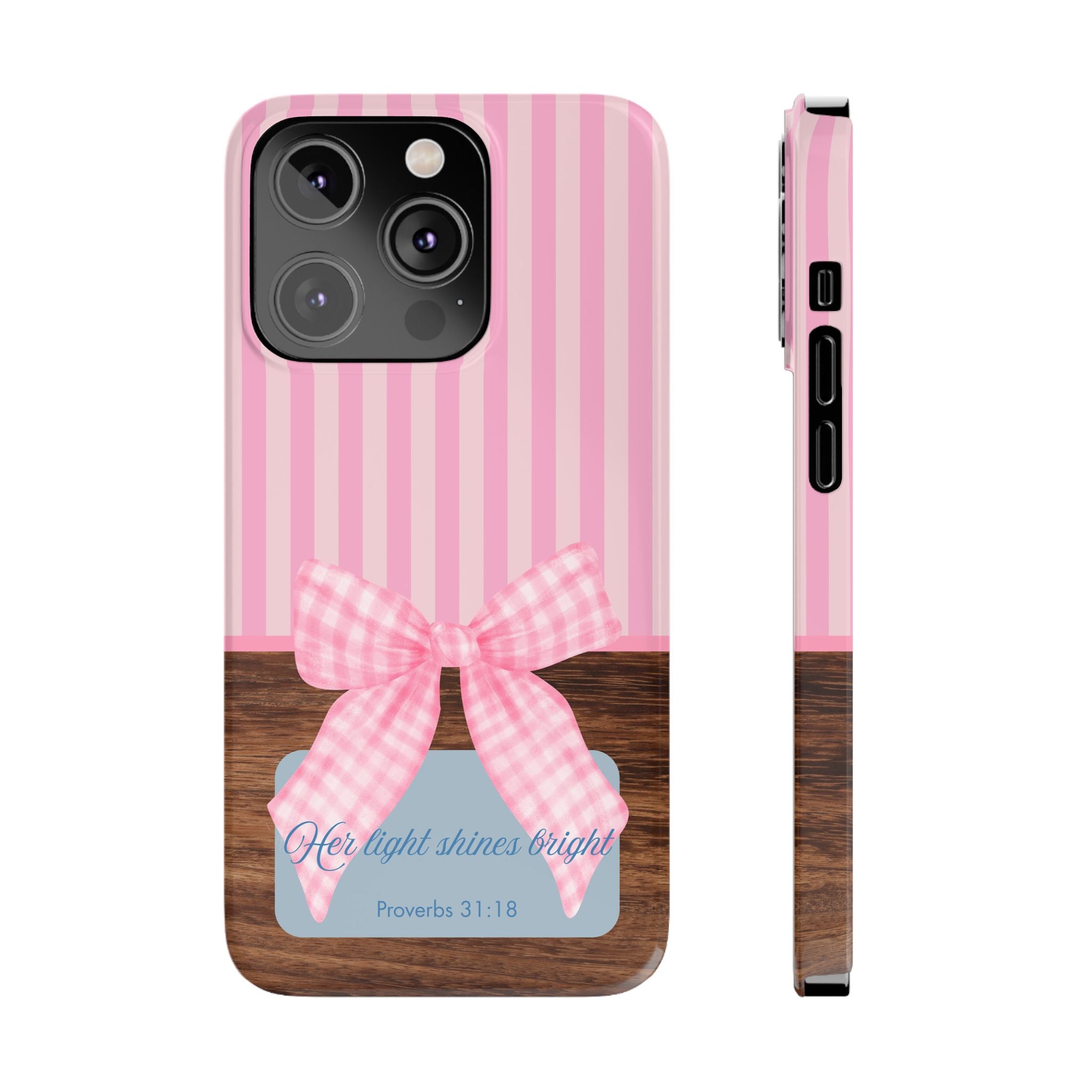 Her Light Shines Bright iPhone Case