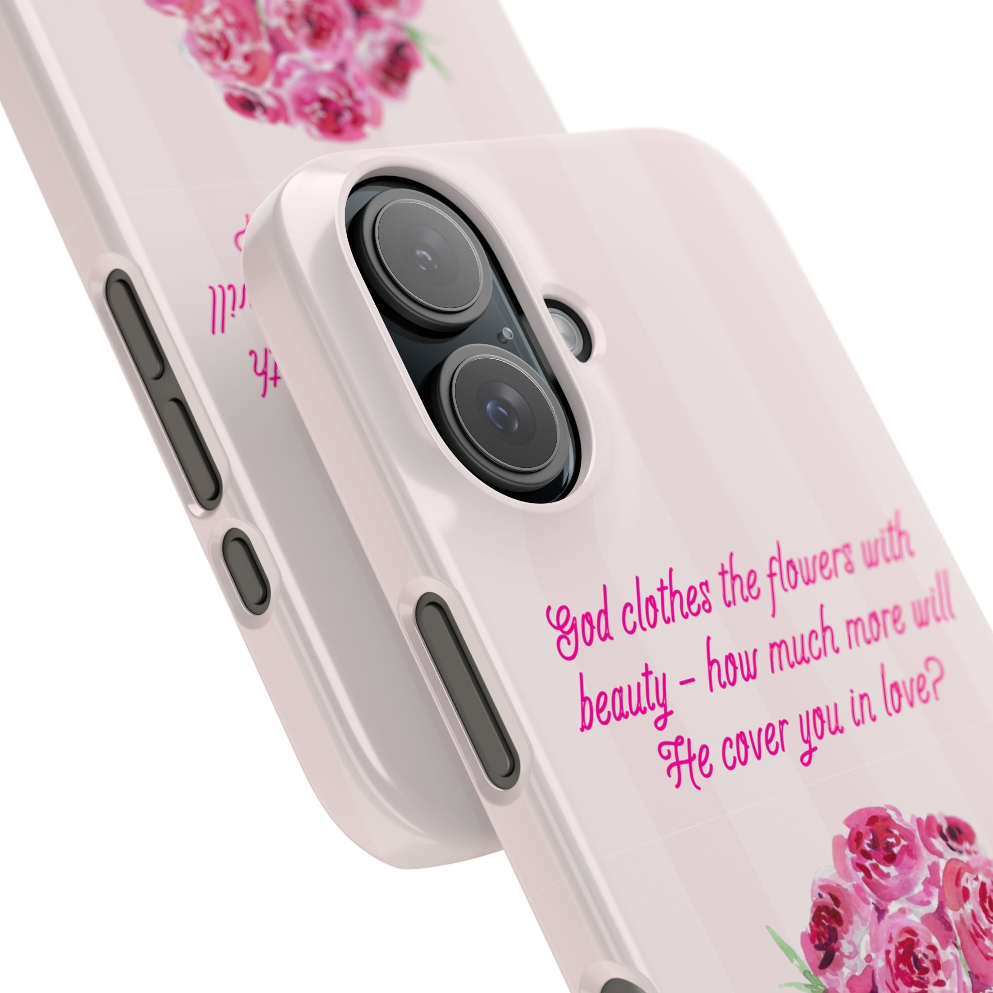 God Clothes The Flowers In Beauty Calling iPhone Case