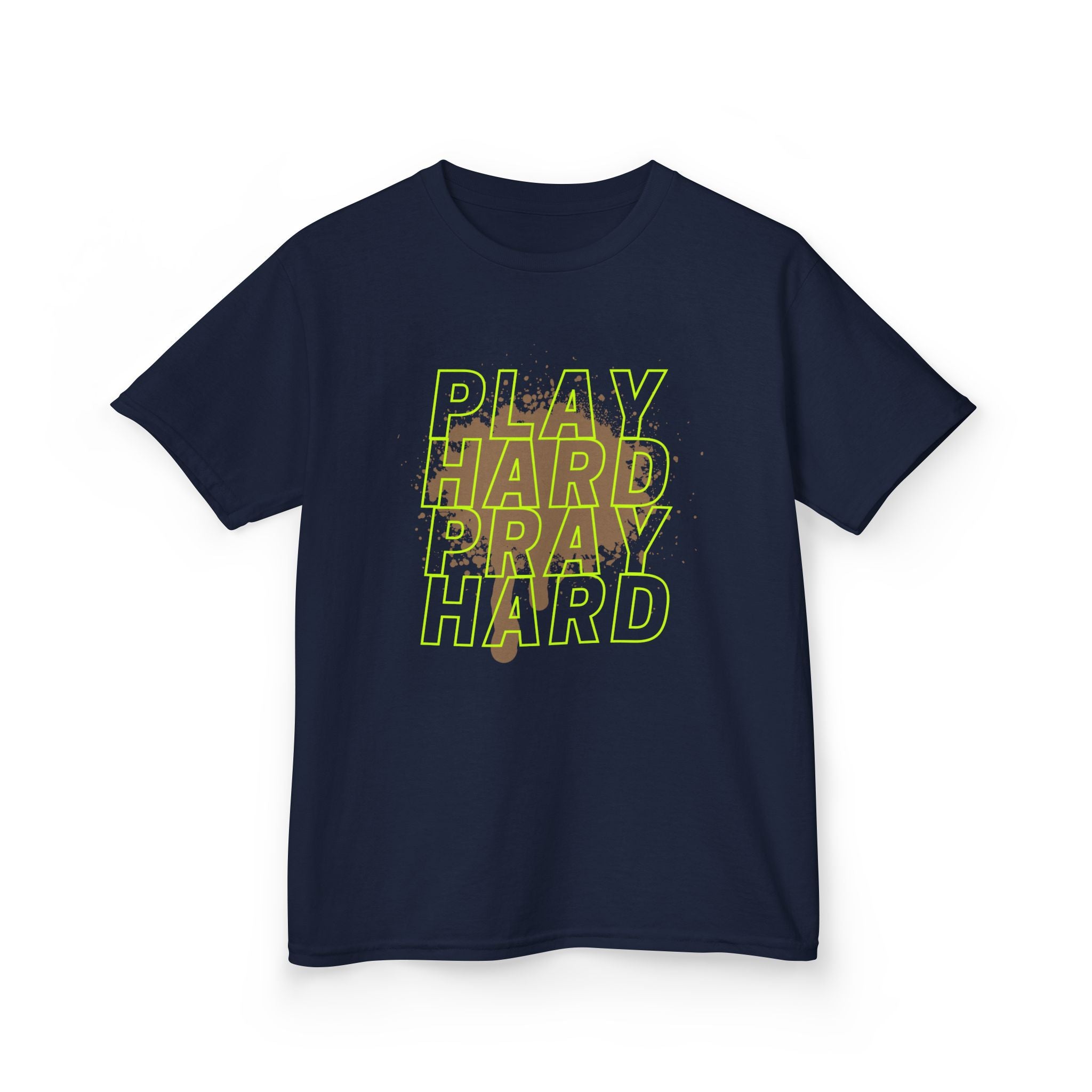 Play Hard Pray Hard Kids Tee