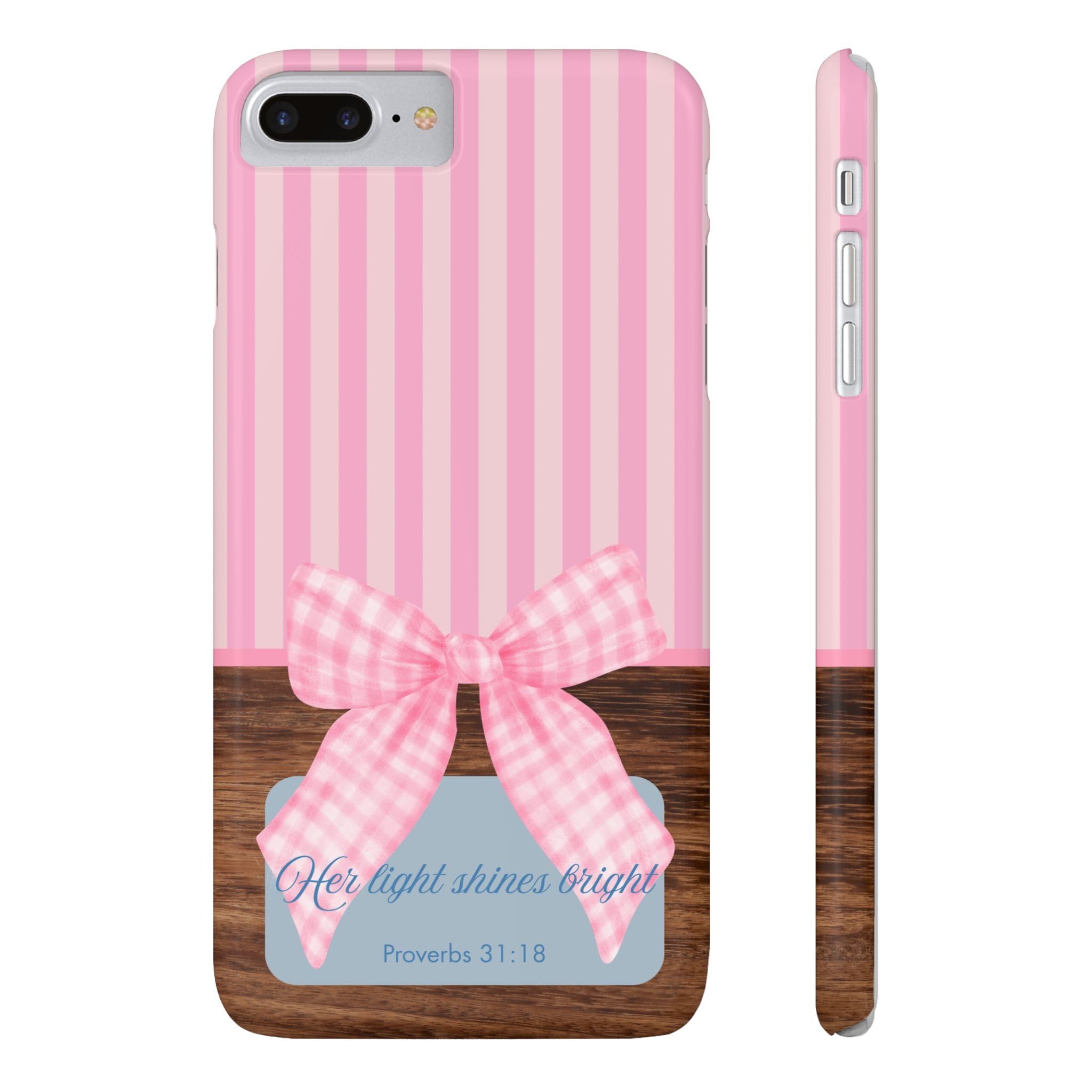 Her Light Shines Bright iPhone Case