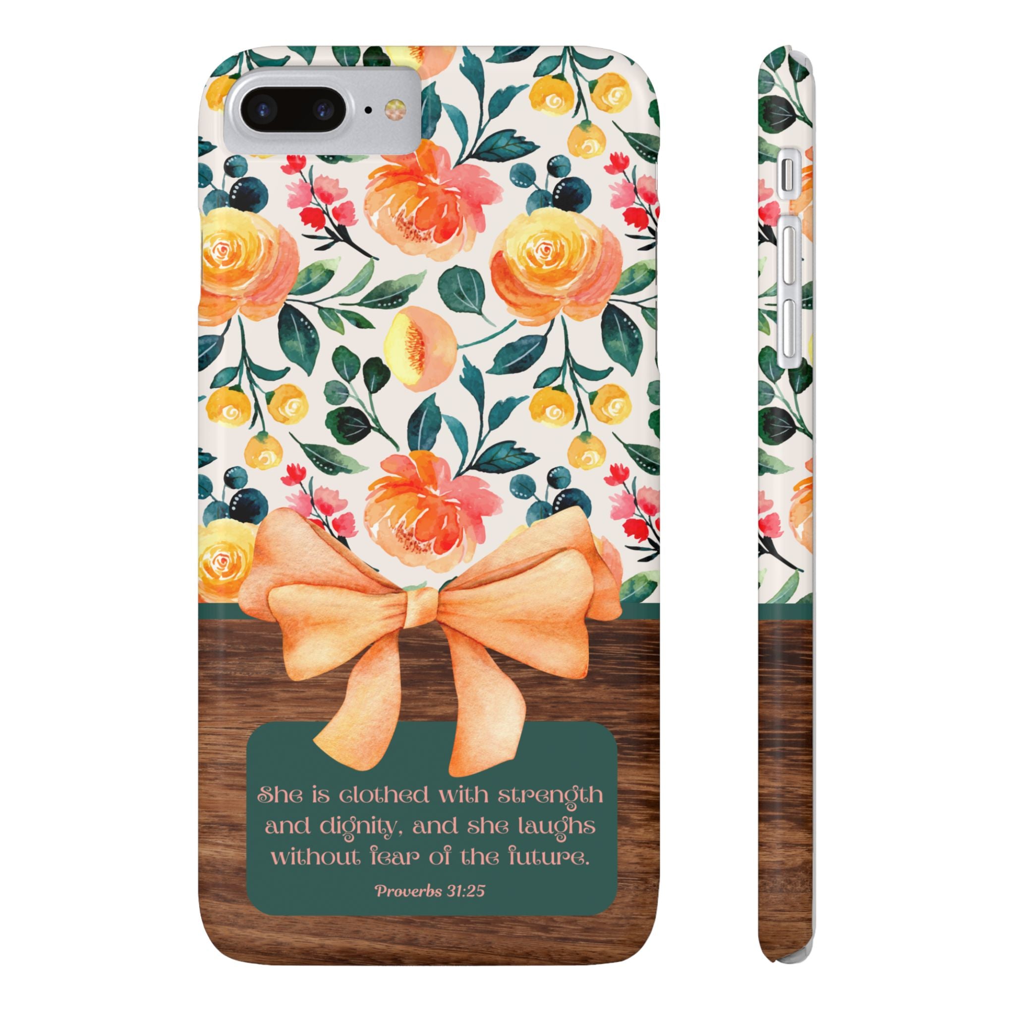 She Is Clothed With Strength & Dignity iPhone Case