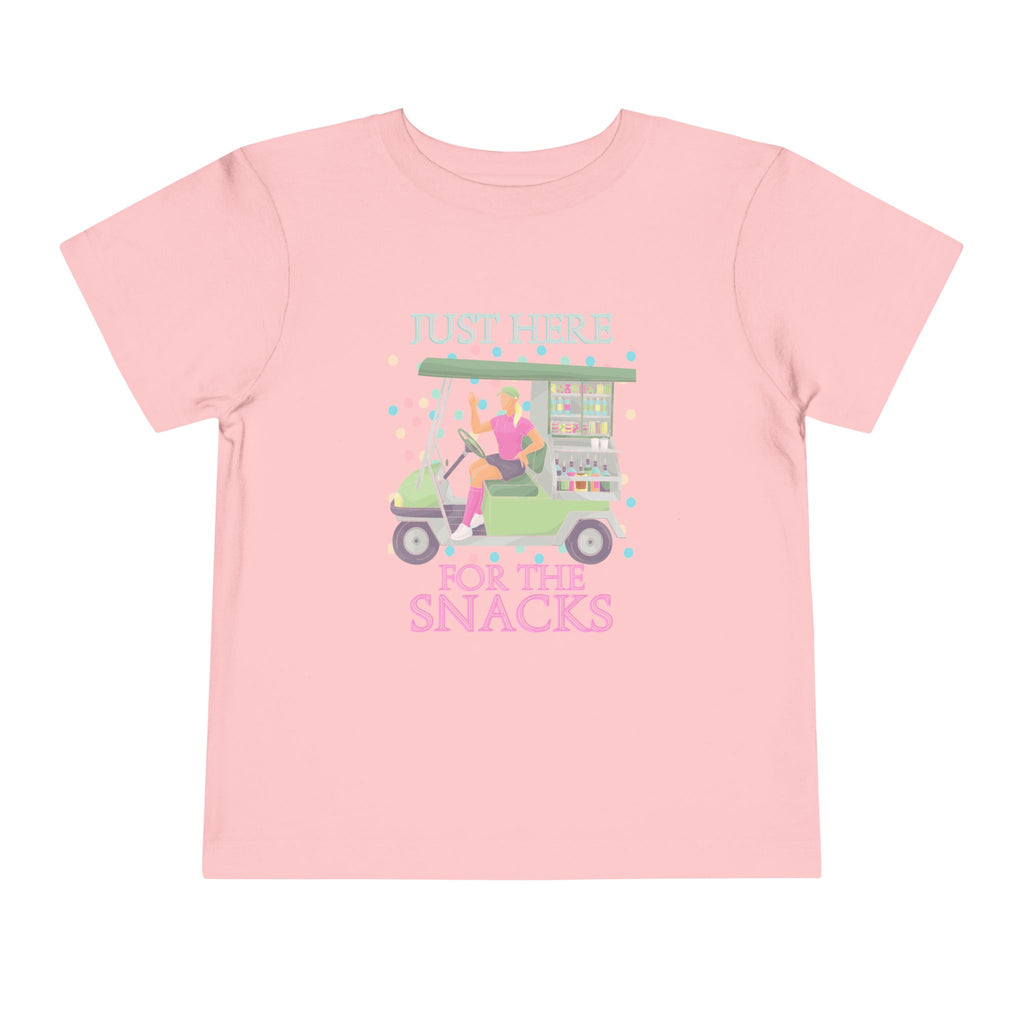 Just here for the snacks golf Toddler Tee
