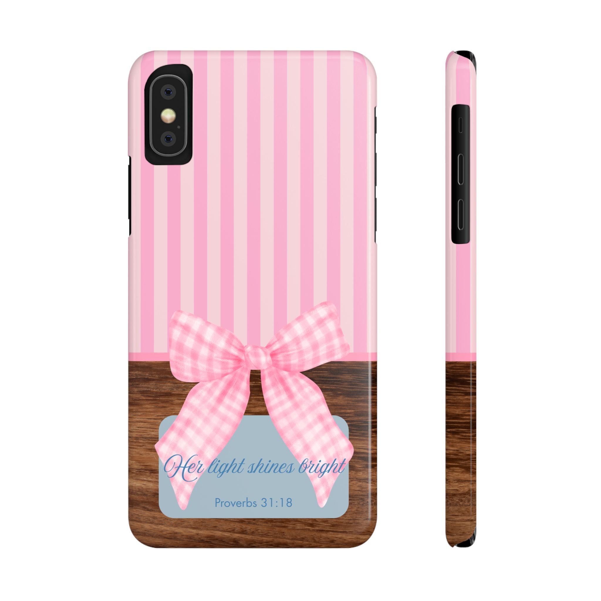 Her Light Shines Bright iPhone Case