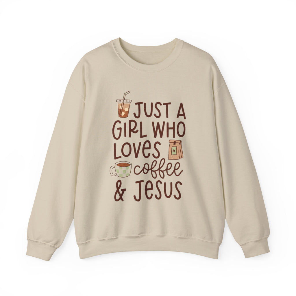 Coffee & Jesus Cozy Sweatshirt