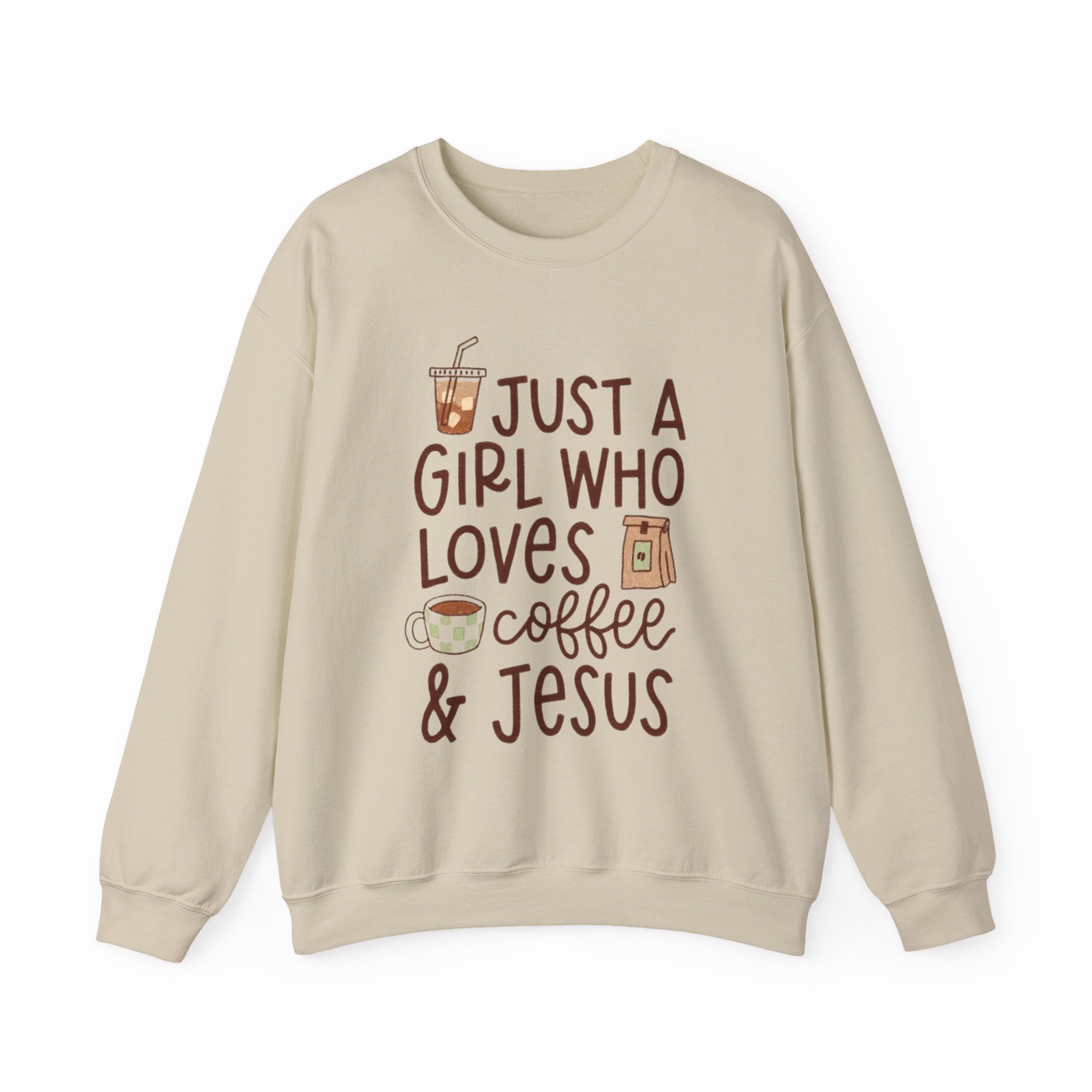 Coffee & Jesus Cozy Sweatshirt