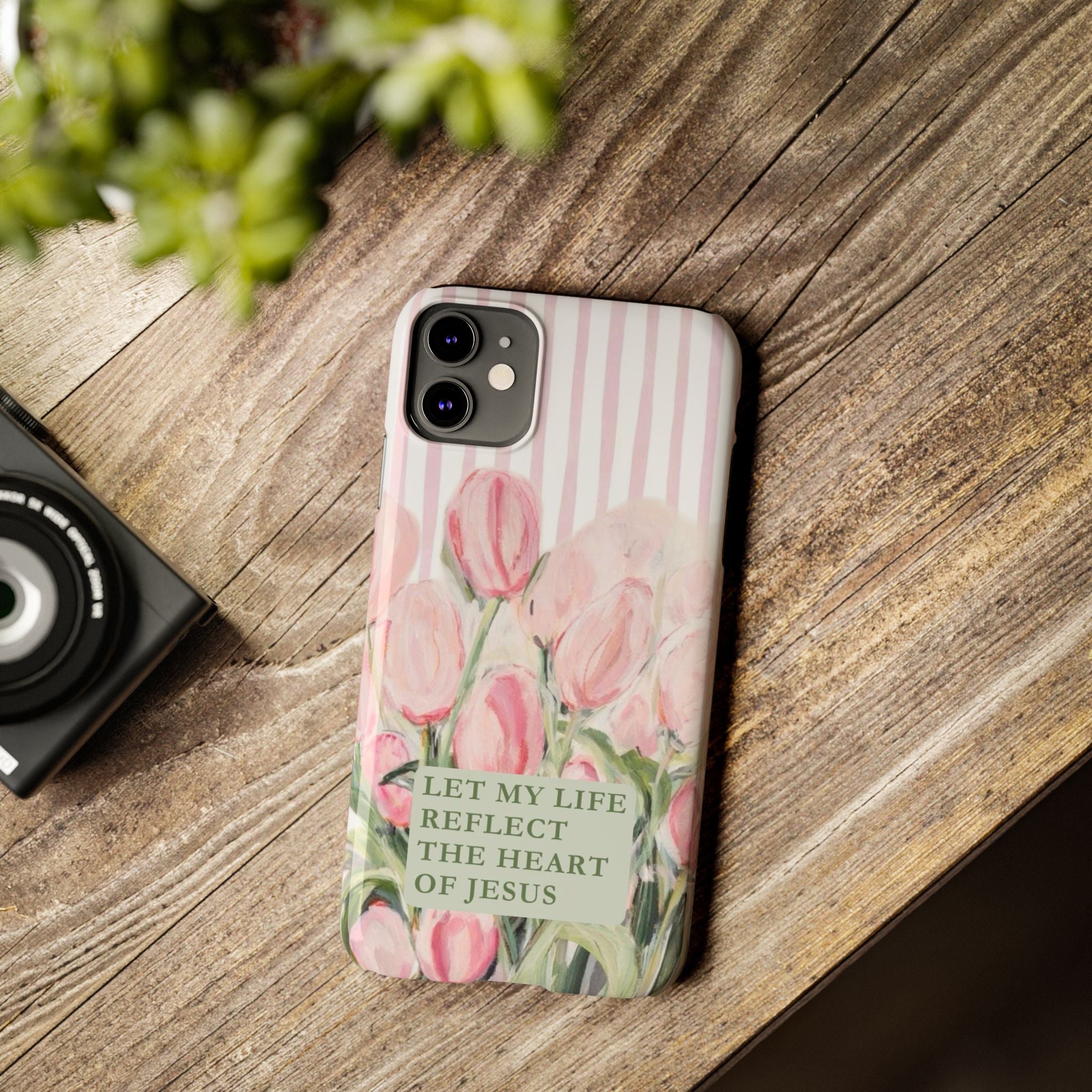 Let My Life Reflect The Heart Of Jesus iPhone Case