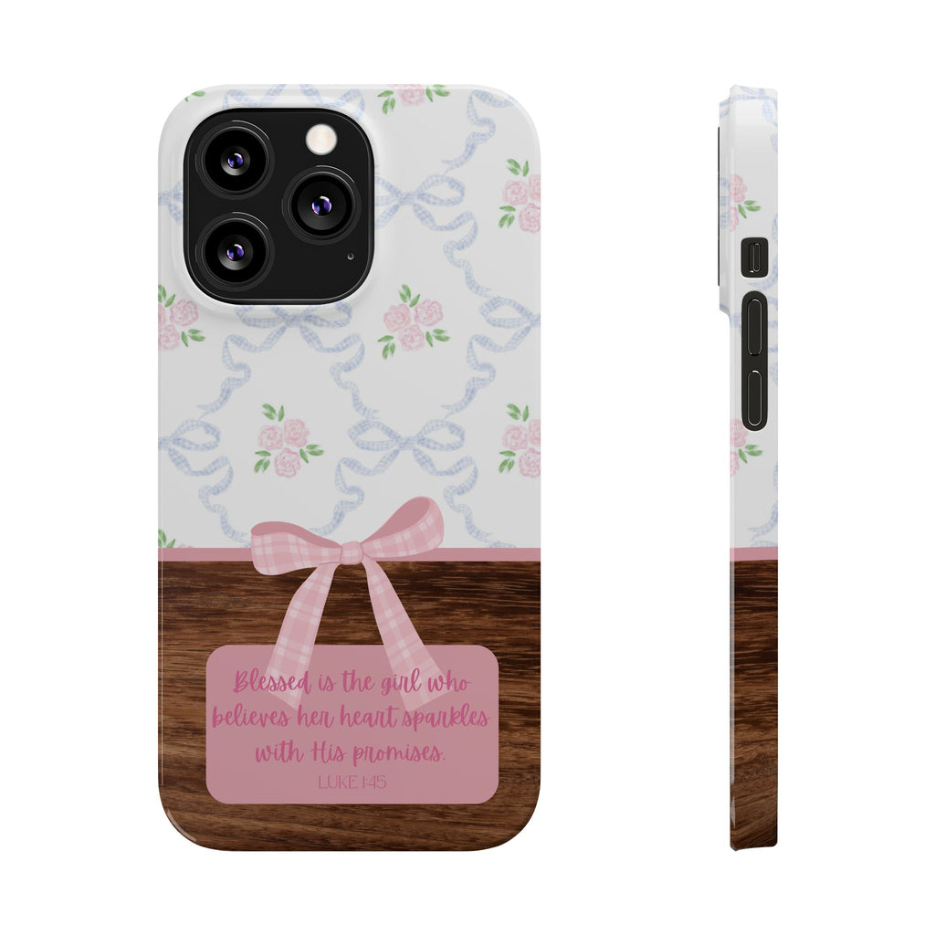 Blessed Is The Girl iPhone Case