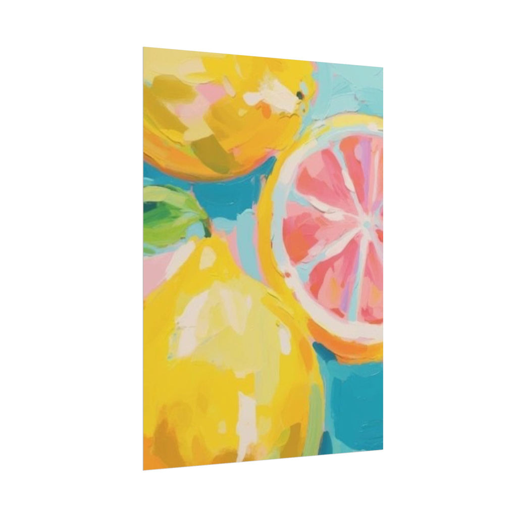 Pink Lemon Unframed Poster