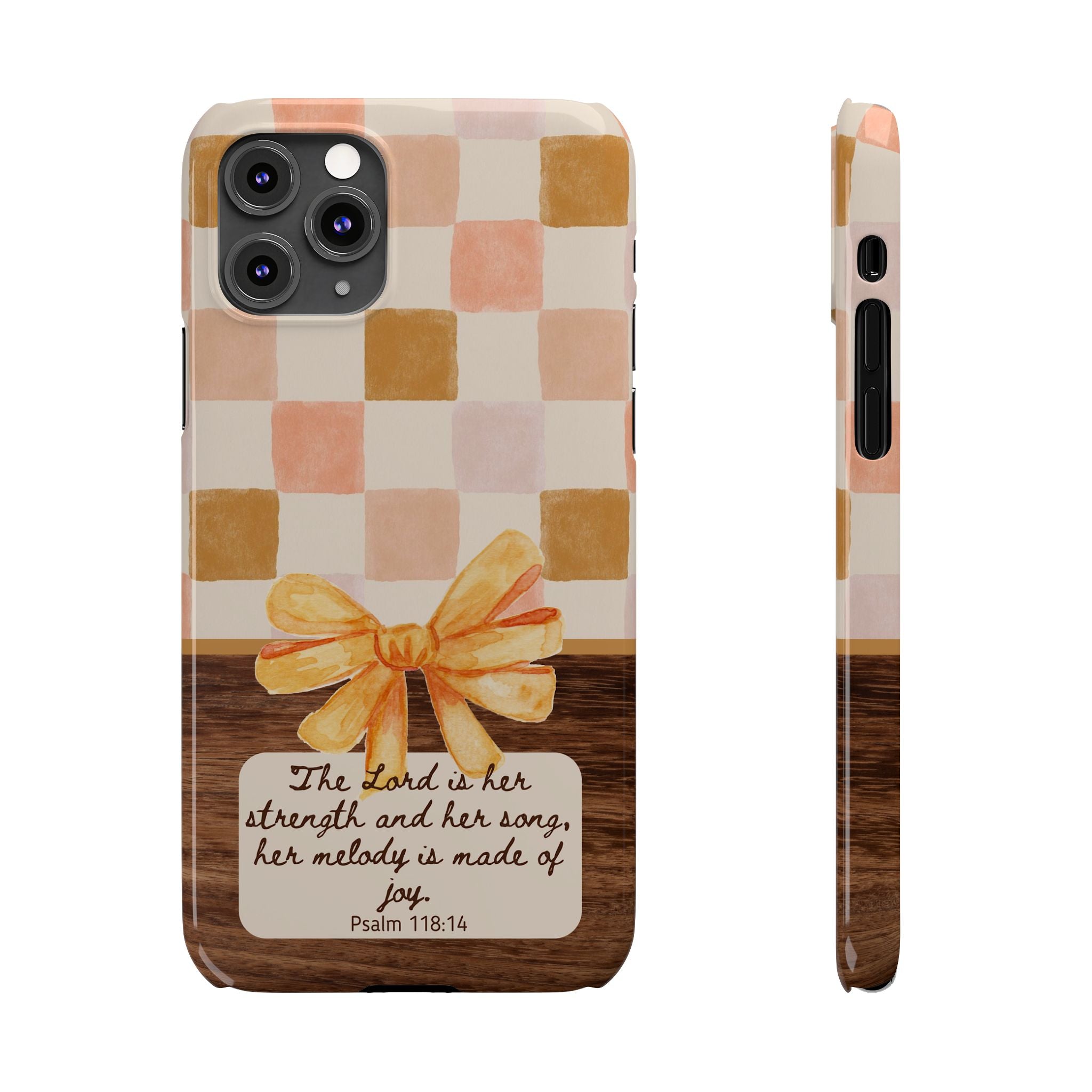 The Lord Is Her Strength iPhone Case