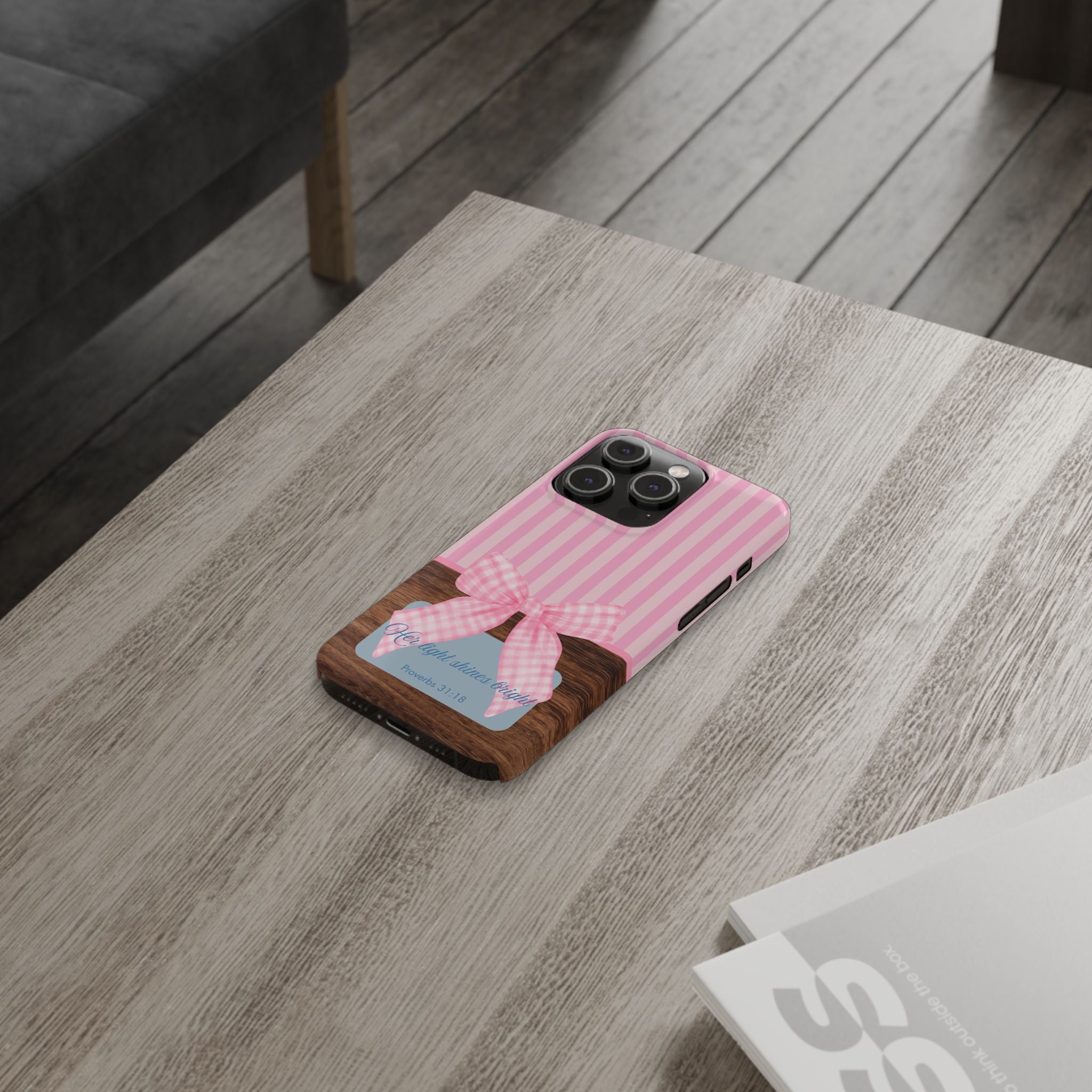 Her Light Shines Bright iPhone Case