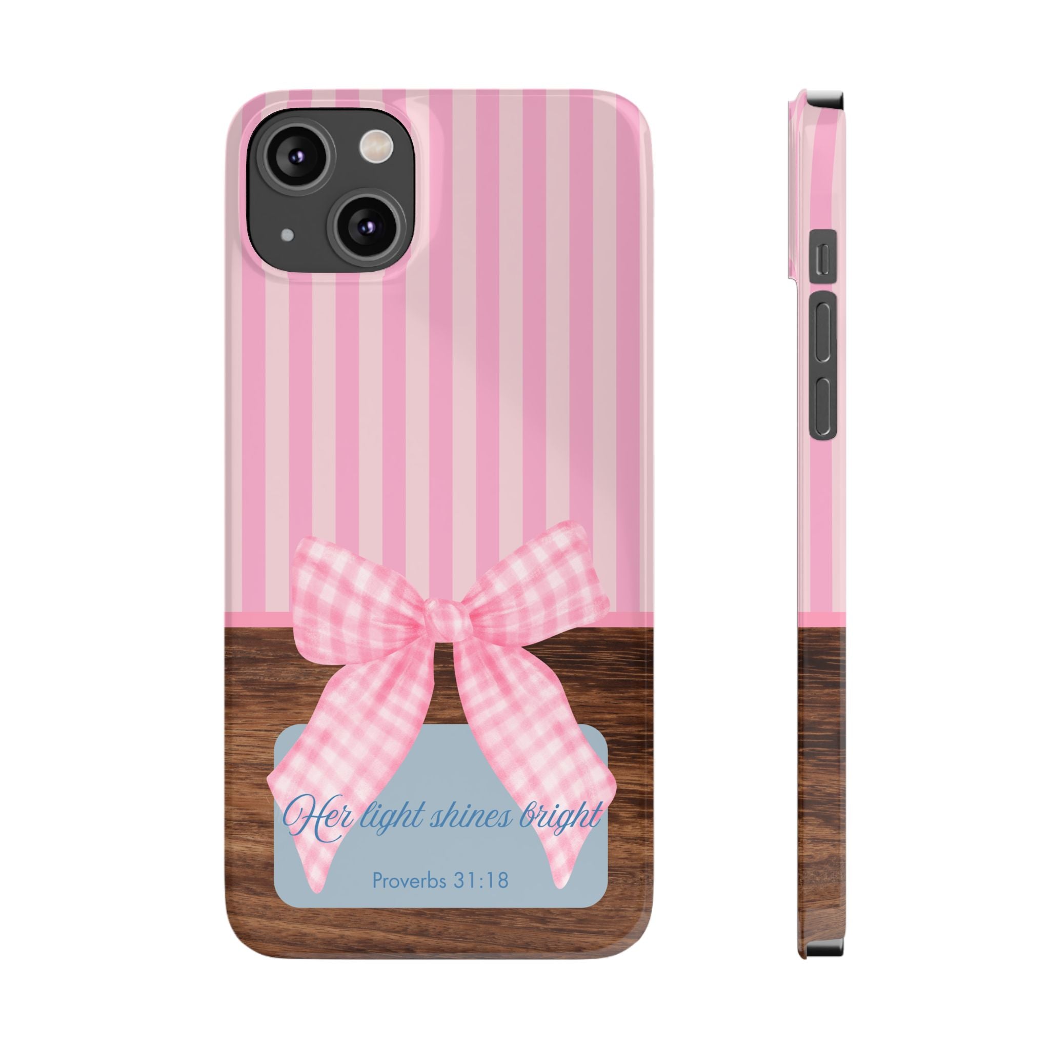 Her Light Shines Bright iPhone Case