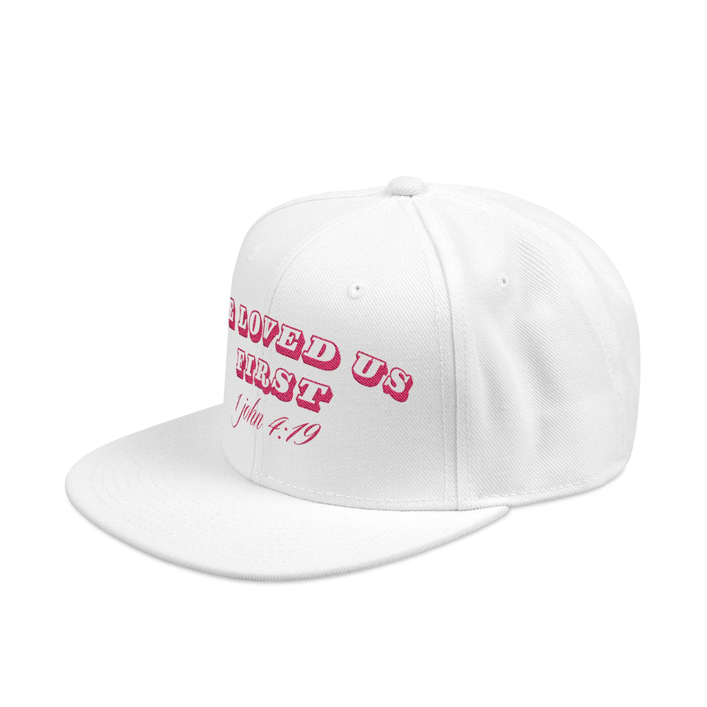 He Loved Us First Embroidered Hat