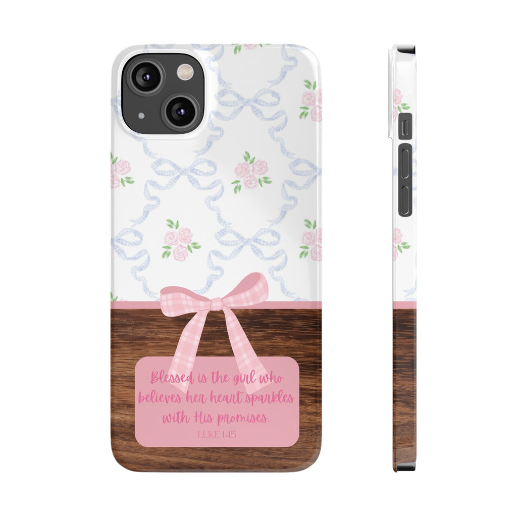 Blessed Is The Girl iPhone Case