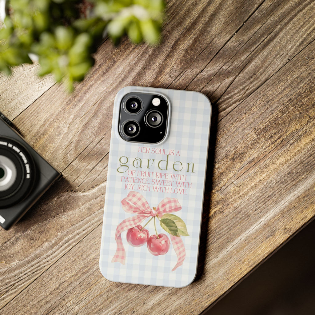 Her Soul Is A Garden iPhone Case