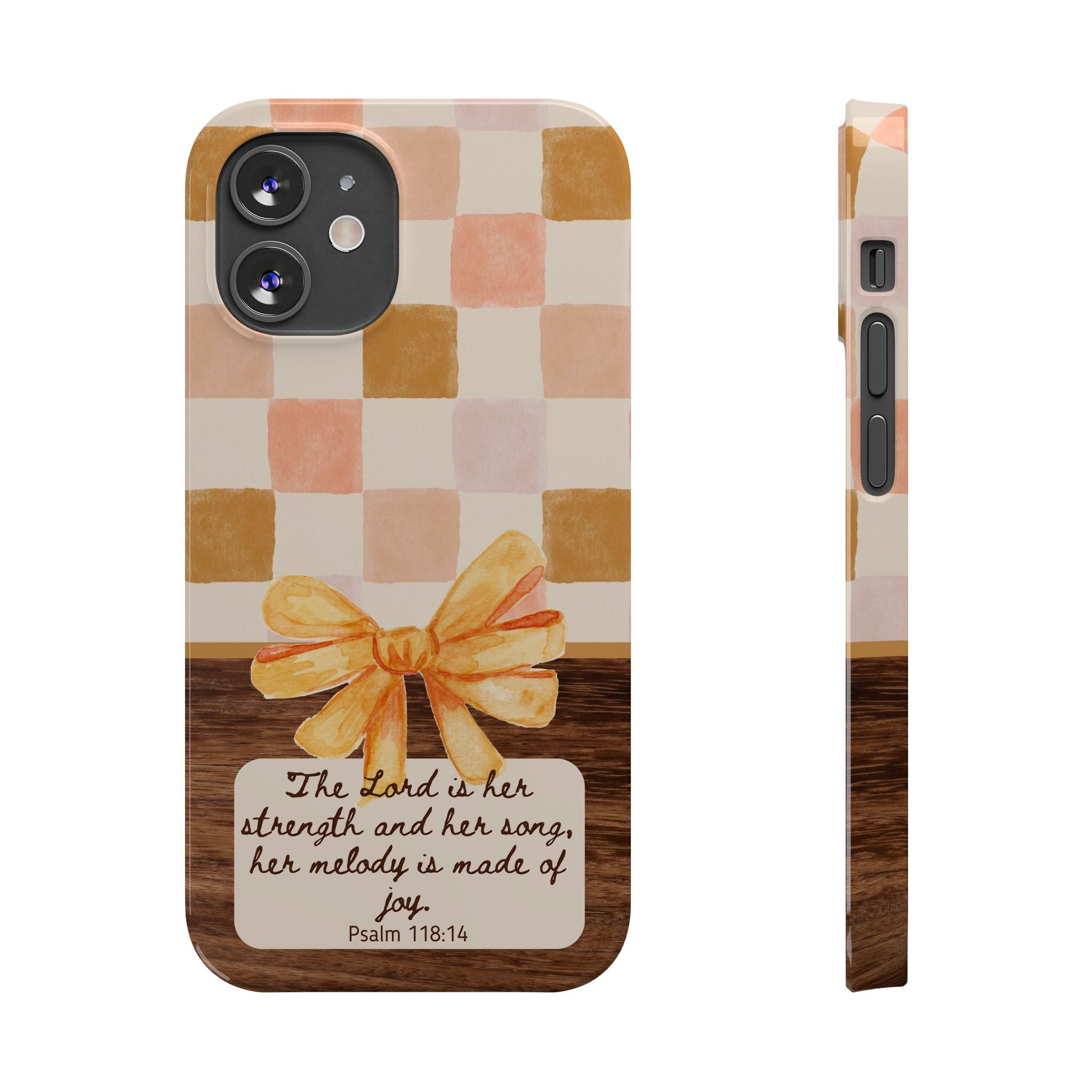 The Lord Is Her Strength iPhone Case