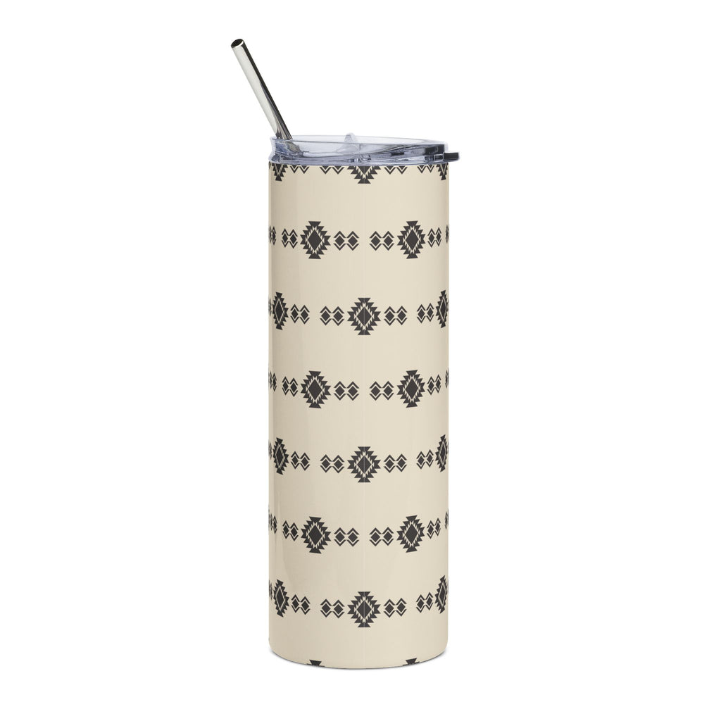 Beige Western Design 20oz Tumbler